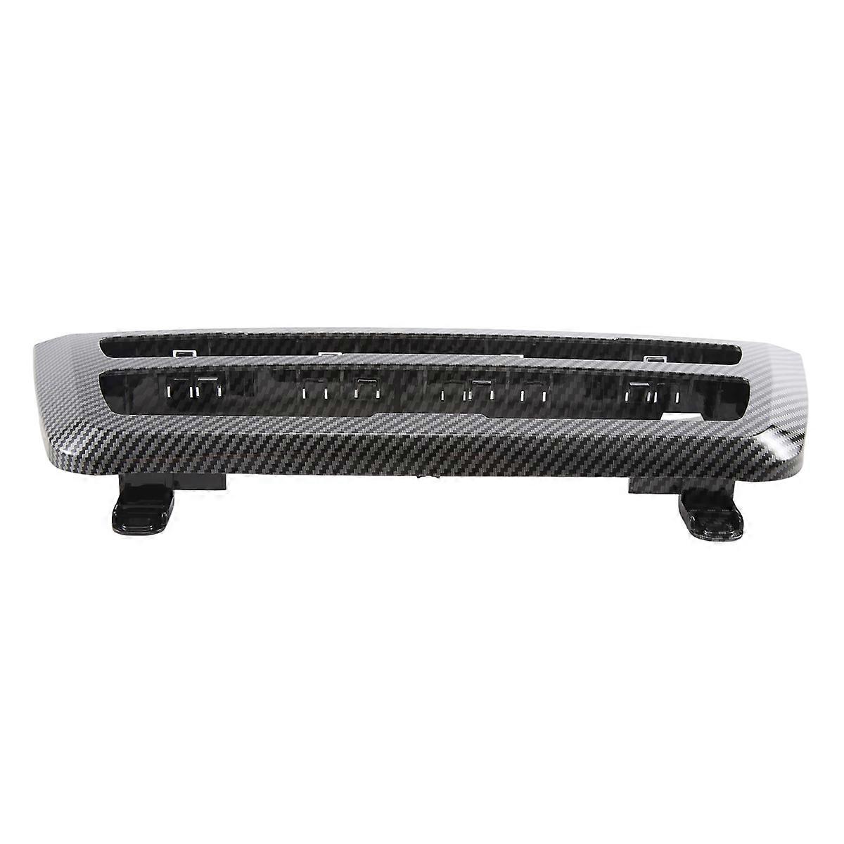 Center Air Conditioning Panel Trim Cover for ,Carbon Fiber Pattern