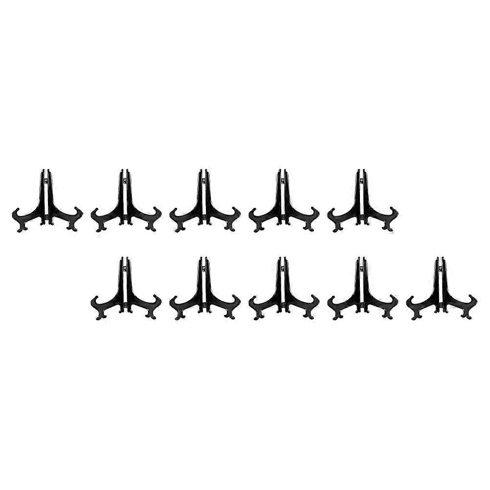 Display Stand Plastic Rack for Holding Use 12Pcs Multi-Functional Black