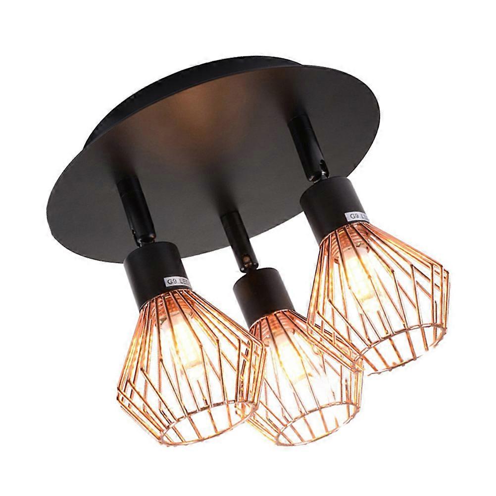 Iron Ceiling Lamp Golden for Lighting 1Pcs Stylish LED Ceiling Light