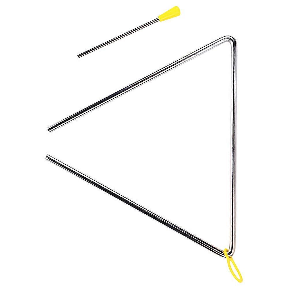 Percussion Music Triangle For Students At Home Ideal For Hearing Ability Cultivation 2 Sets