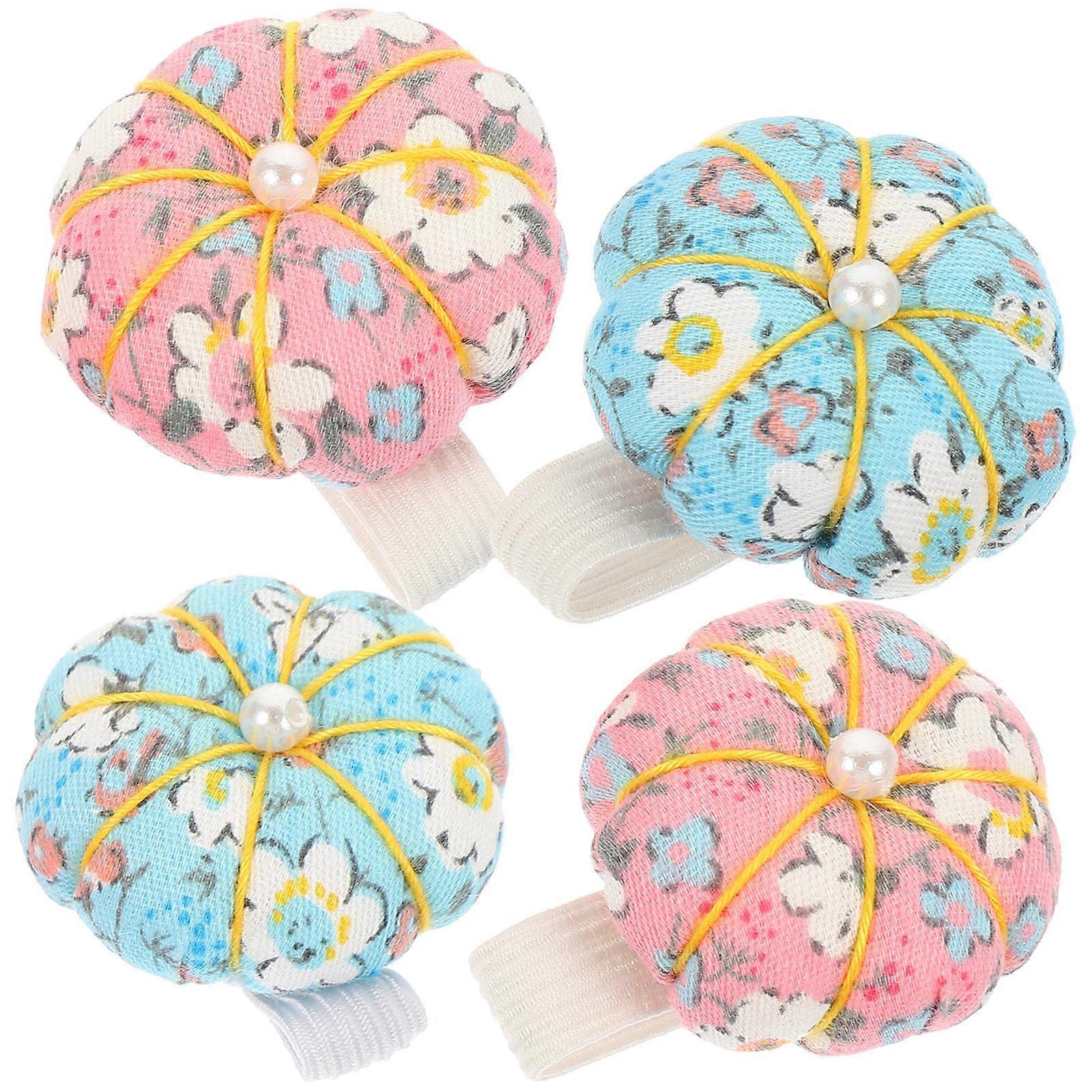 Household Sewing Pin Holders 16 Pcs Finger Pin Cushion Compact Design For Sewing Enthusiasts Crafting In Assorted Color