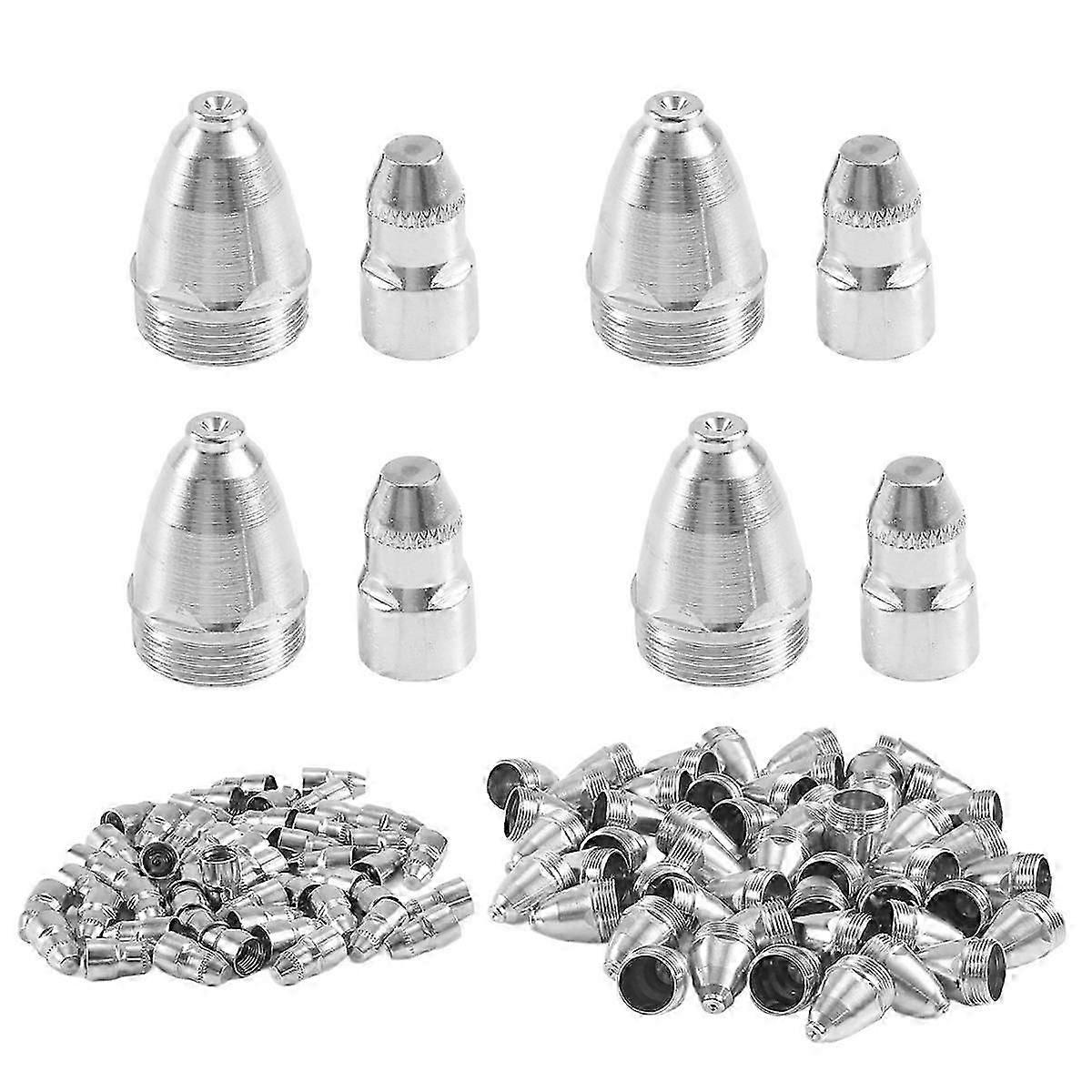 CNC plasma cutting consumables P80 100pcs torch tips
