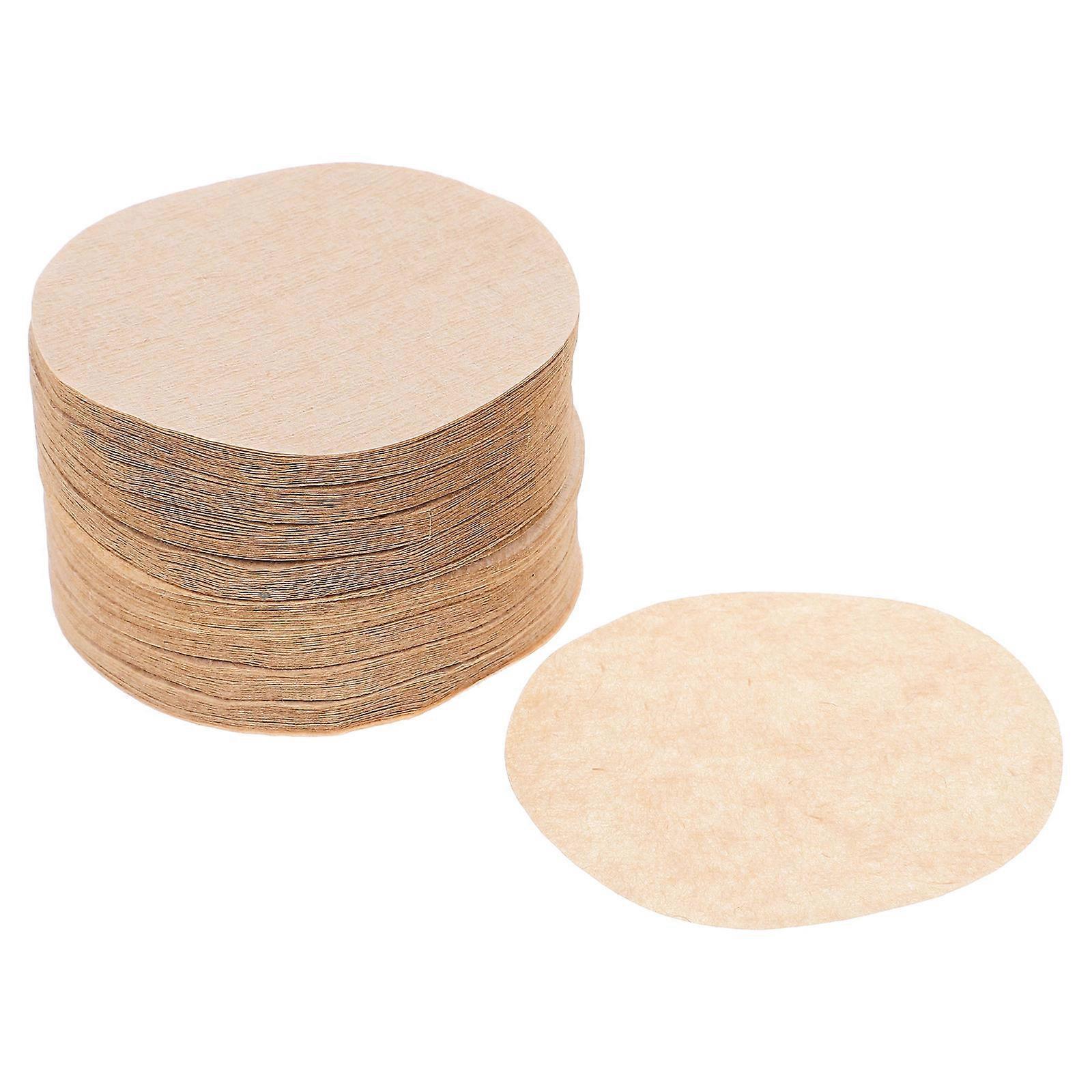Coffee Filters Pads 800 Pcs Unbleached Round Design For And Coffee Machine High Permeability Performance