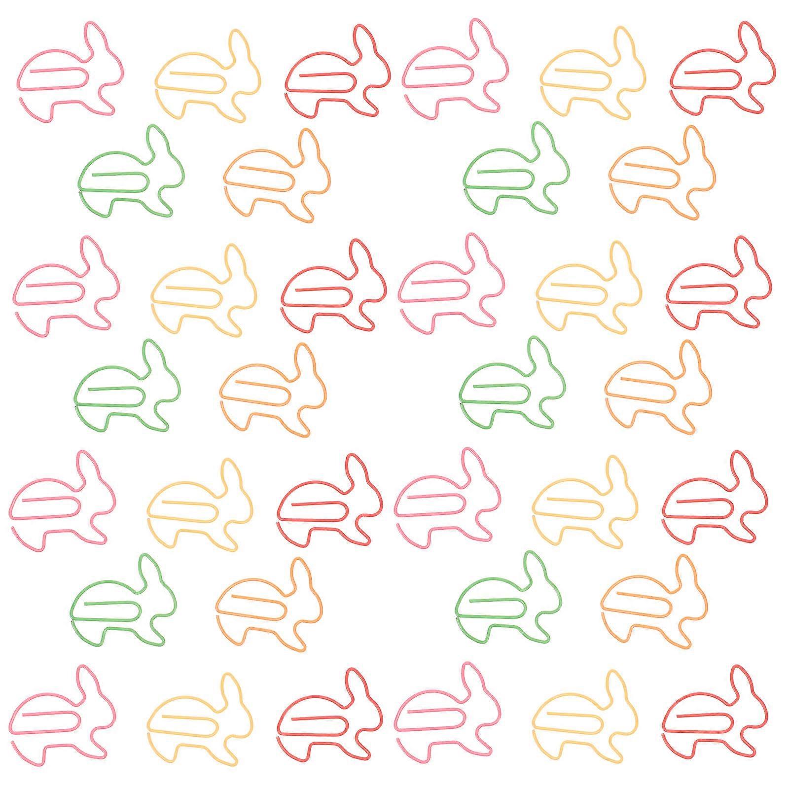 Party ajándék gemkapcsok szép nyúl alakú gemkapocs dekorációhoz 250 db