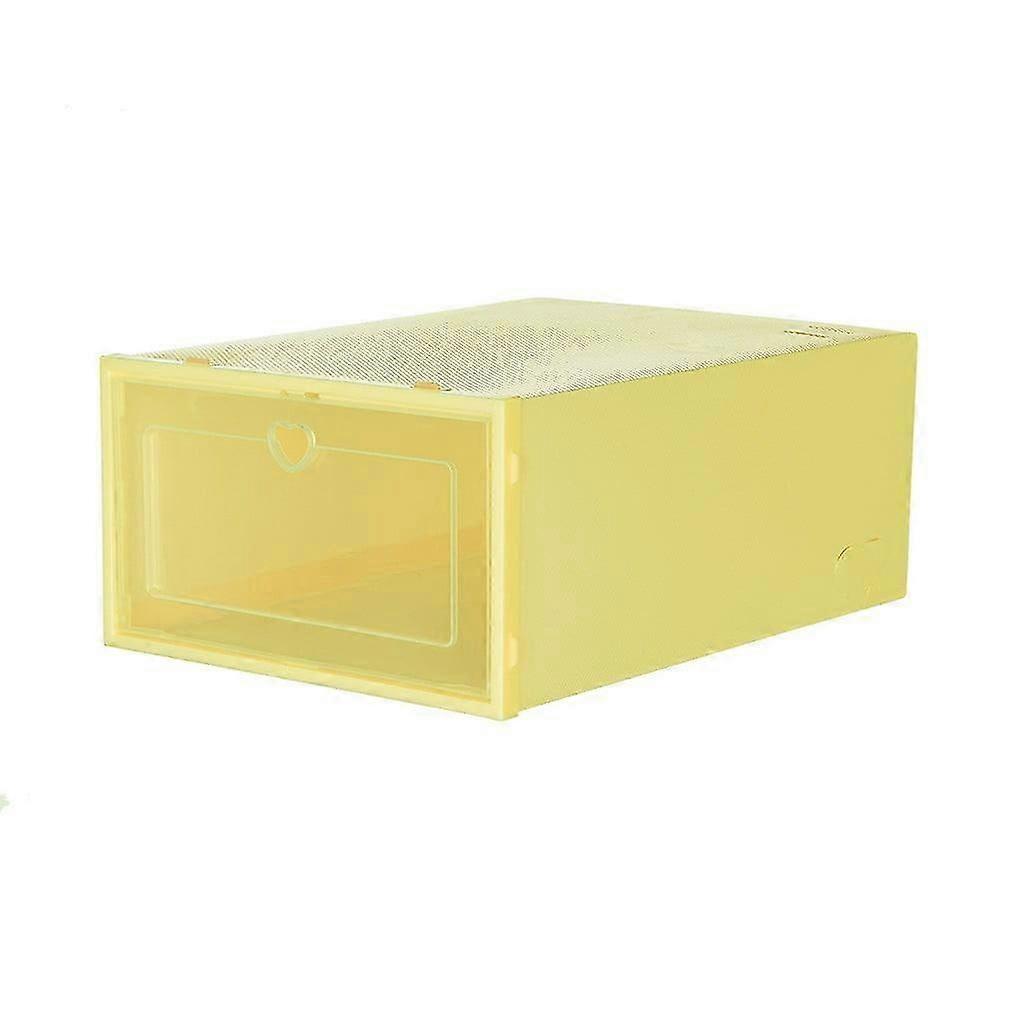 TEVEQ Clearance!Home Textile Storage,1PC Foldable Clear Shoes Storage Box Plastic Stackable Shoe Organizer 2025