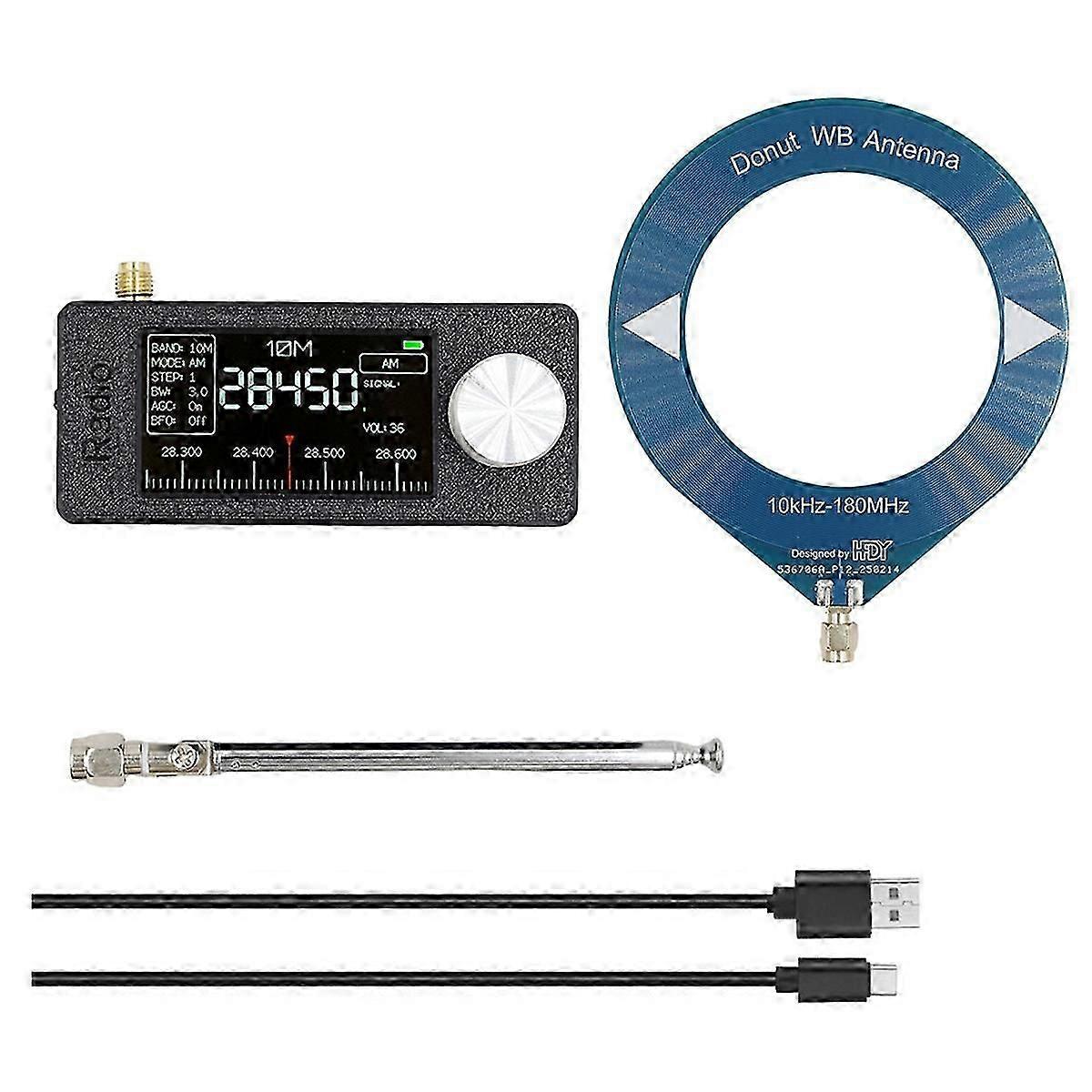 Mini SI4732 SMA Interface Mini Loop Antenna Radio with Antenna