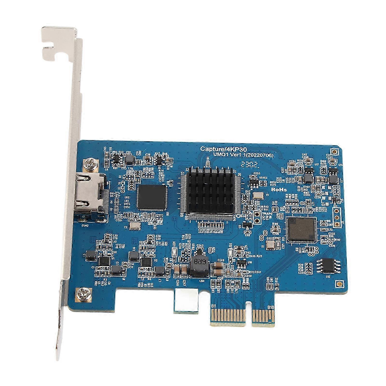 2025 PVC PCIE to HDMI High Definition Video Capture Card Support 4K 30Hz for Windows XP SP2 Vista Win7 Win8