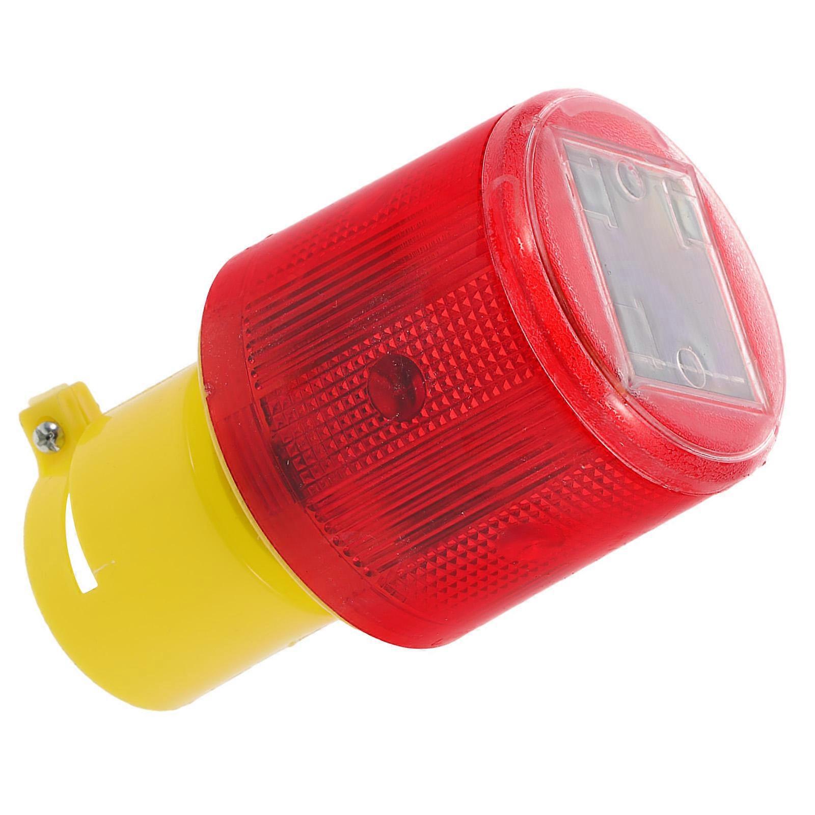 Solar Powered Light Red for Warning Use