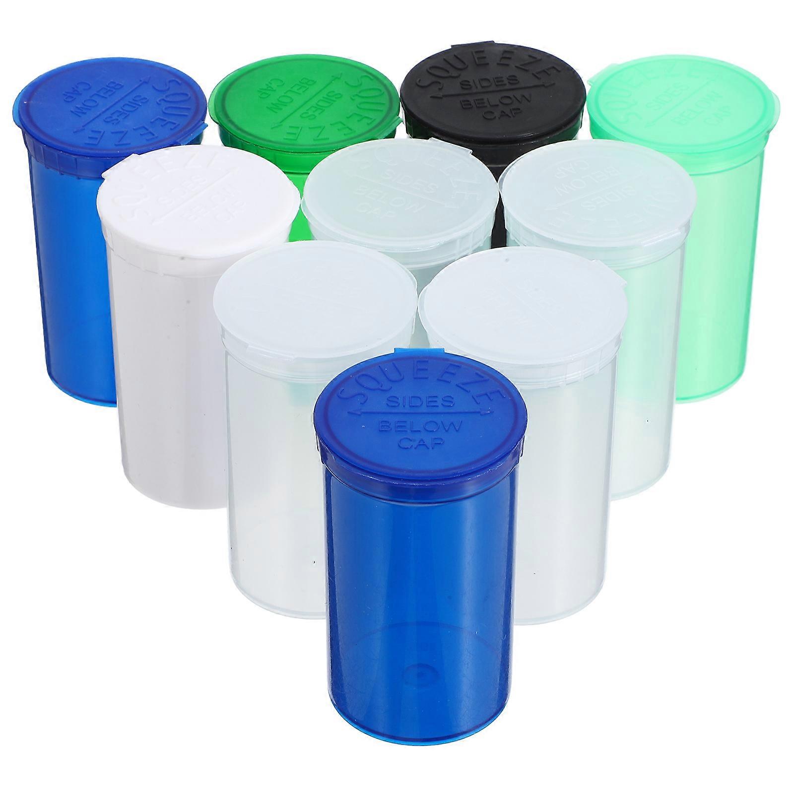 Medicine Container for Storage 20Pcs Small Waterproof Sealed Bottle
