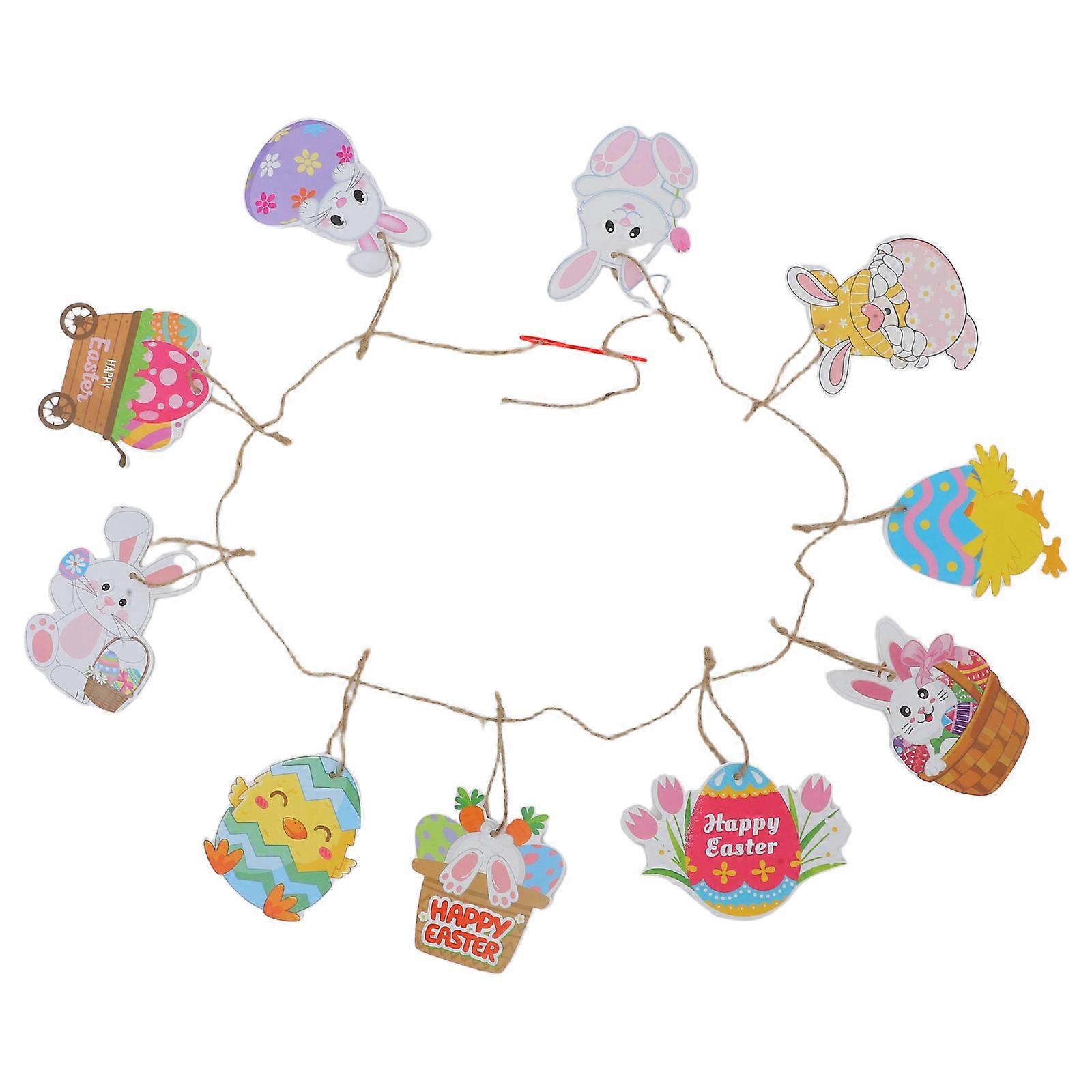 Easter Hanging Tree Ornaments 5 Sets Unique Assorted Decoration For Home Farmhouse Decor
