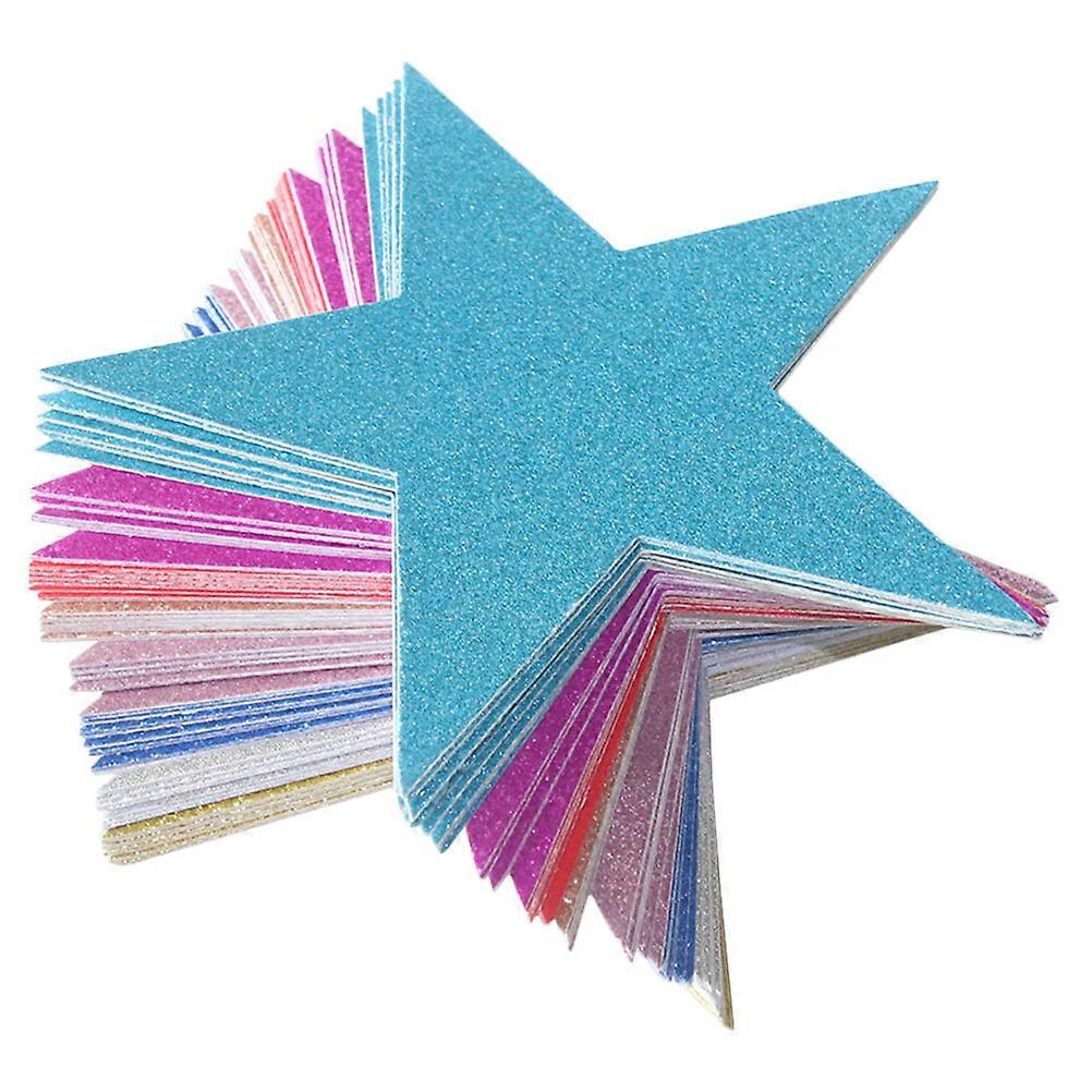 Assorted Color Star Shaped Paper Decorations For Festival Celebration Teachers 5.31X5.03In 160Pcs