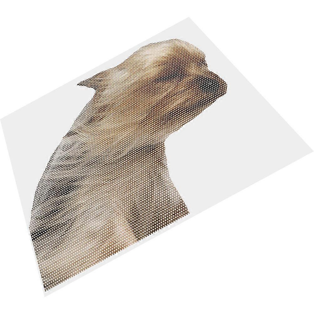 Animal Car Sticker PVC Blowing Dog Pattern for Decor 3Pcs Pack