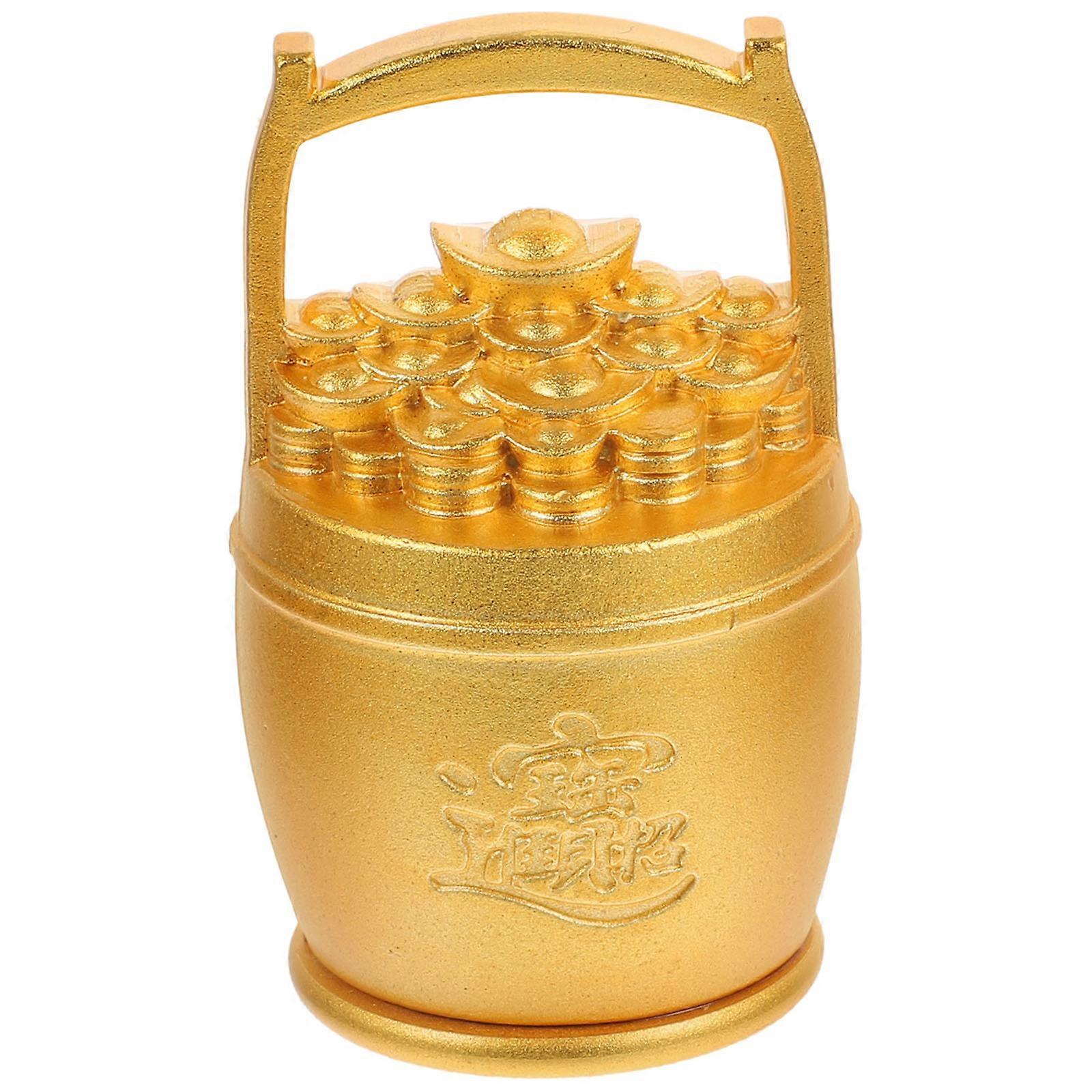 Treasure Bucket Copper Cornucopia Ornament for Decoration 5Pcs