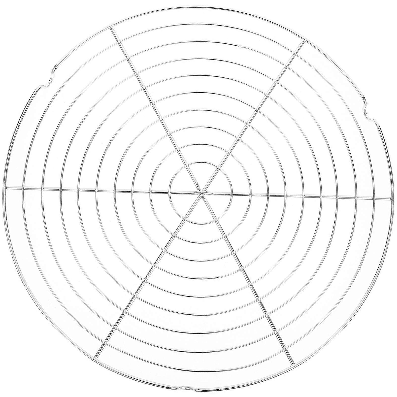 Wire Steamer Round Rack 2Pcs for Cake Cooling and Baking Use