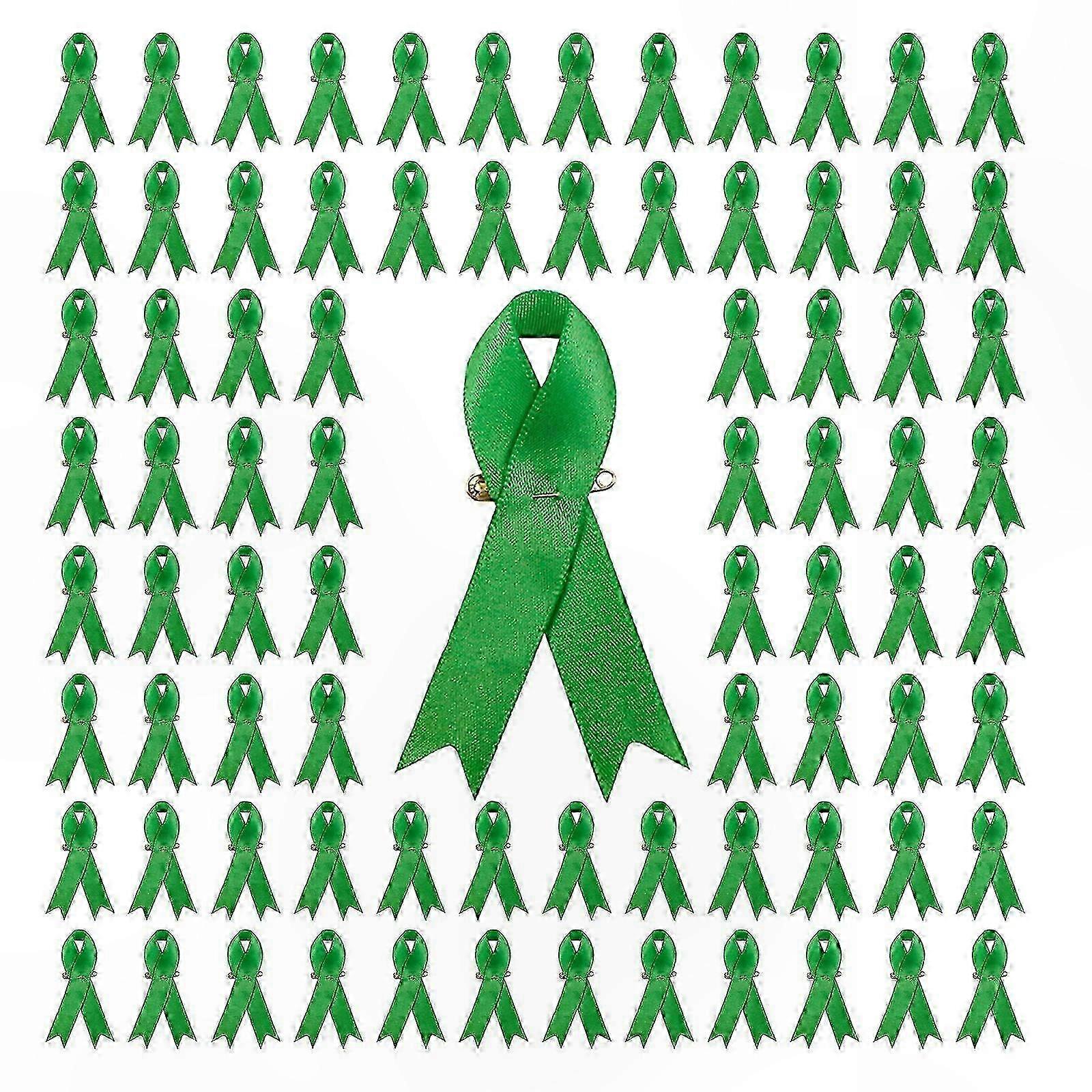 Pack of 200 Yellow Ribbon Lapel Pins for Charity Awareness, Elegant Silk Fabric Brooches, Unisex Safety Breast Pins