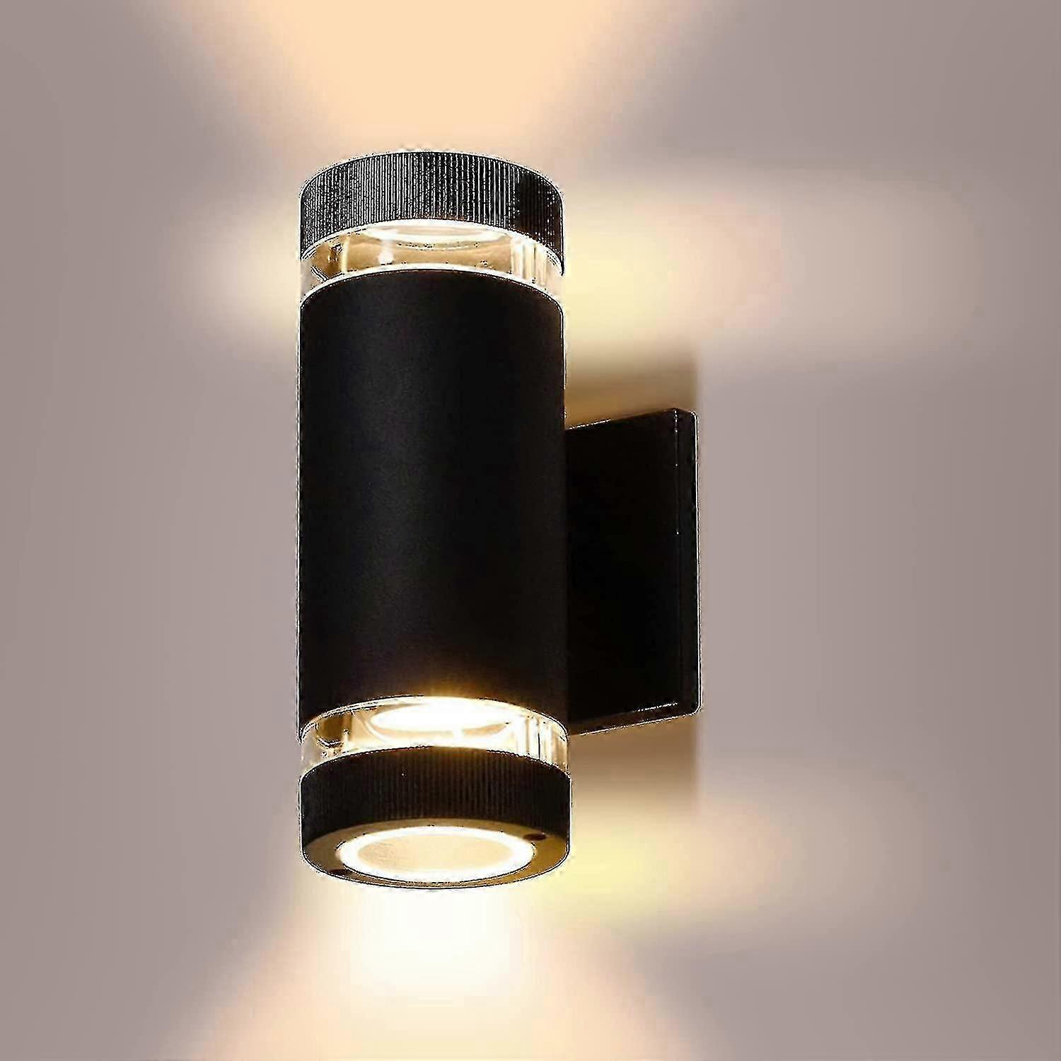 Outdoor Led Modern, Oval Wall Sconce Light Up And Down