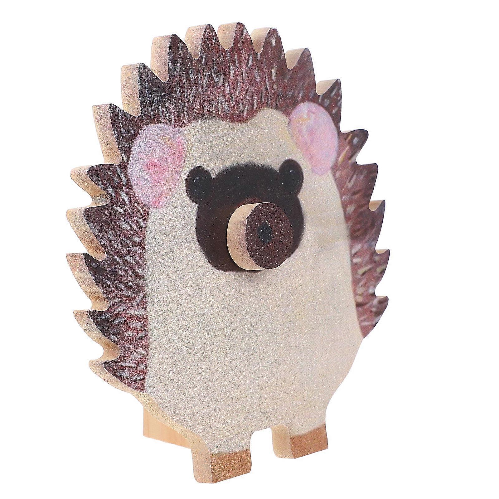 Cartoon Style Wooden Glasses Holder Stand for 2Pcs Eyeglasses Display