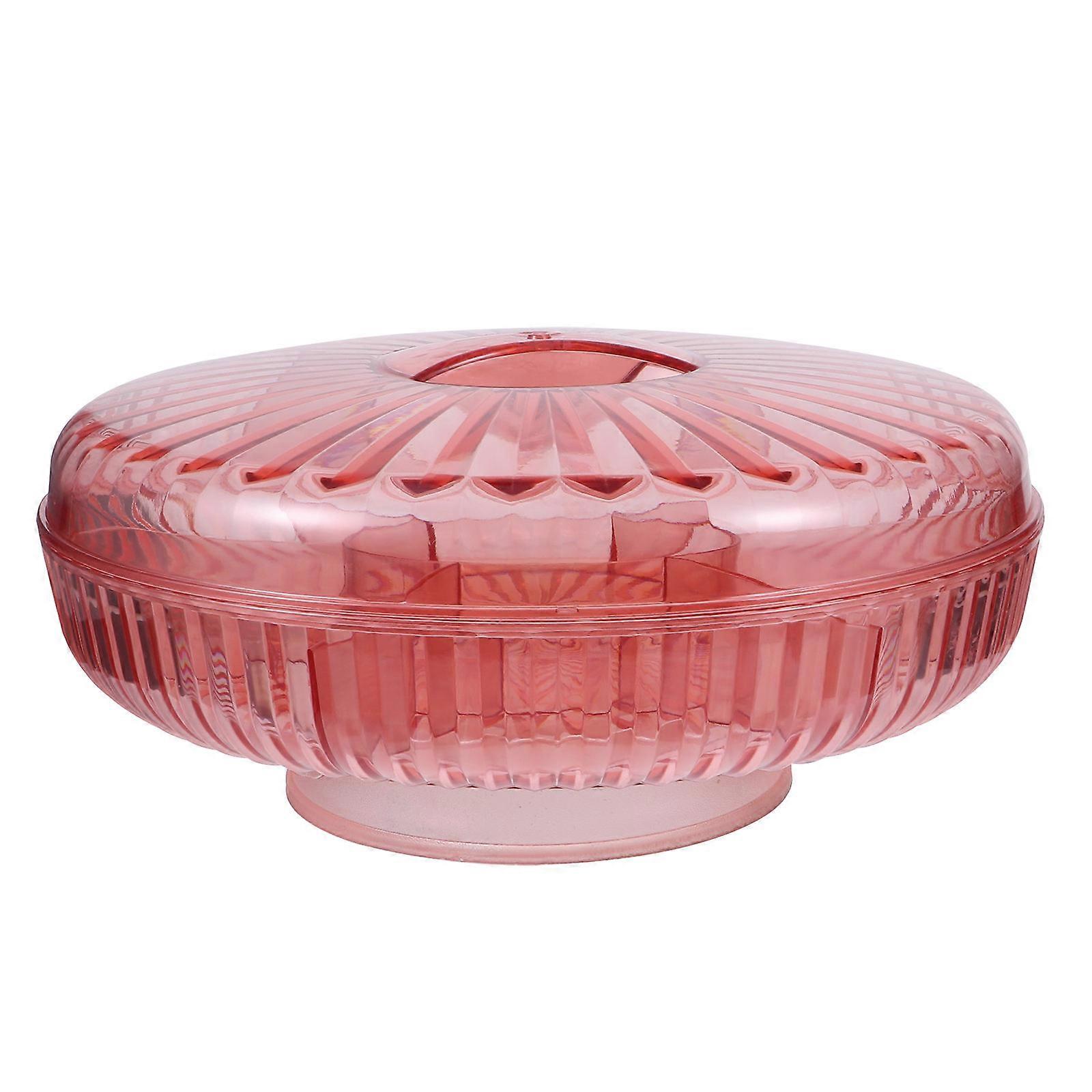 Party Snack Box for Storage Use 2Pcs Compartment Dried Fruit Container