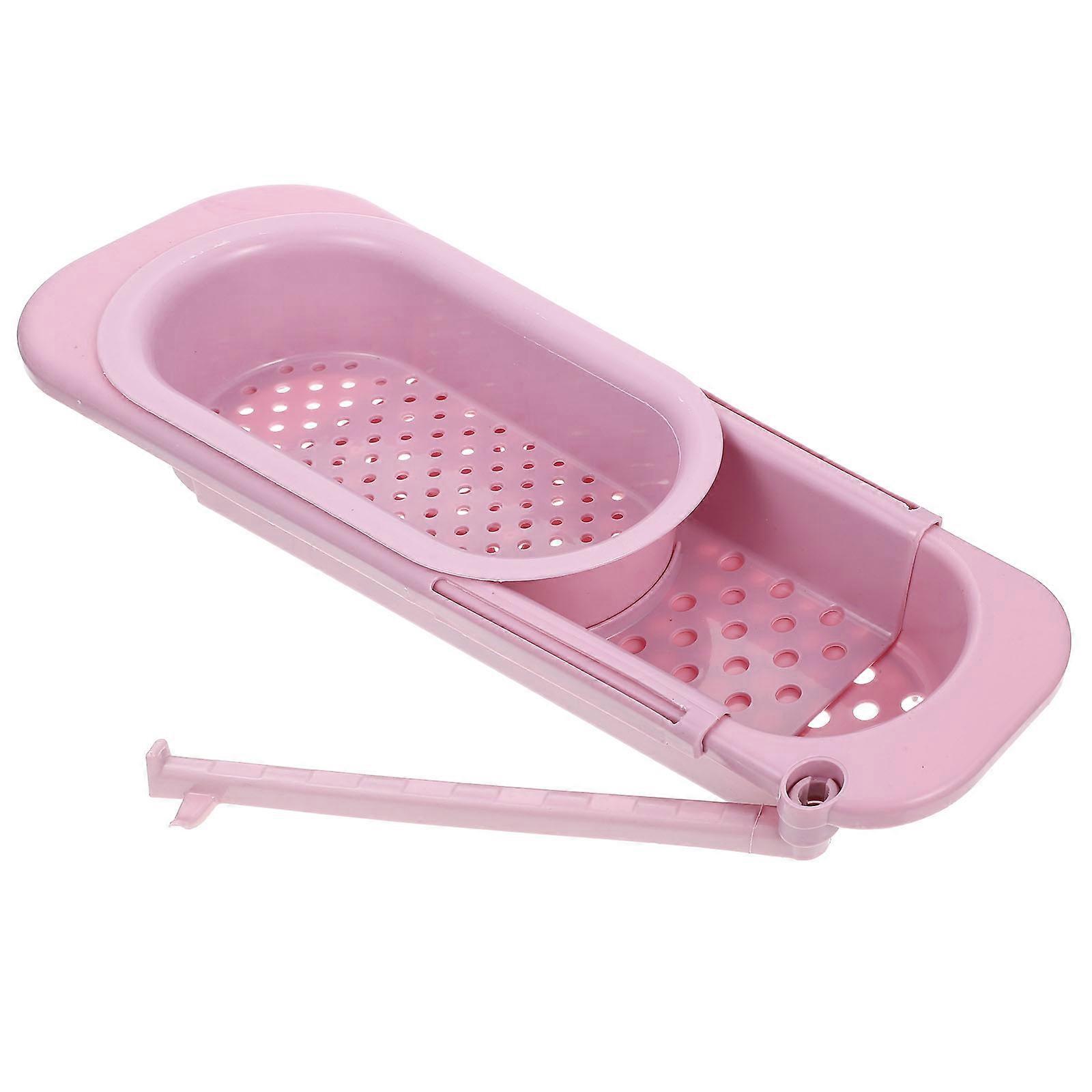 Multipurpose Drain Basket Square Kitchen Supply Sink Drainer Kitchen PP Material Simple and Practical 1Set