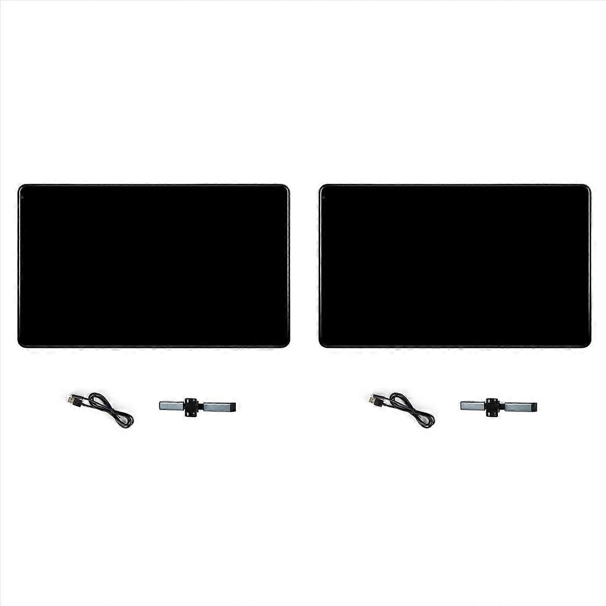 2pcs 9 Inch Multi-Functional Car TV Headrest Monitor for Back Seat, IPS Touch Screen Video Player wi