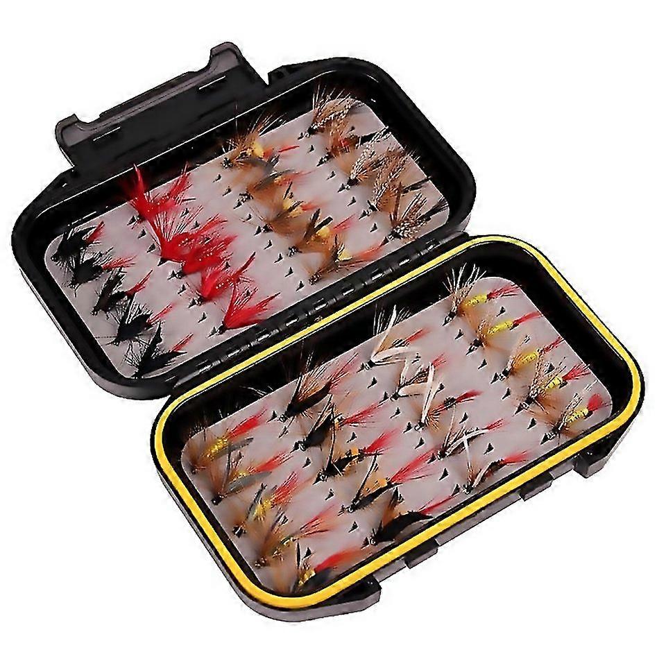 For 40 Pcs Set Bionic Fly Hook Lure Bait Hook Fishing