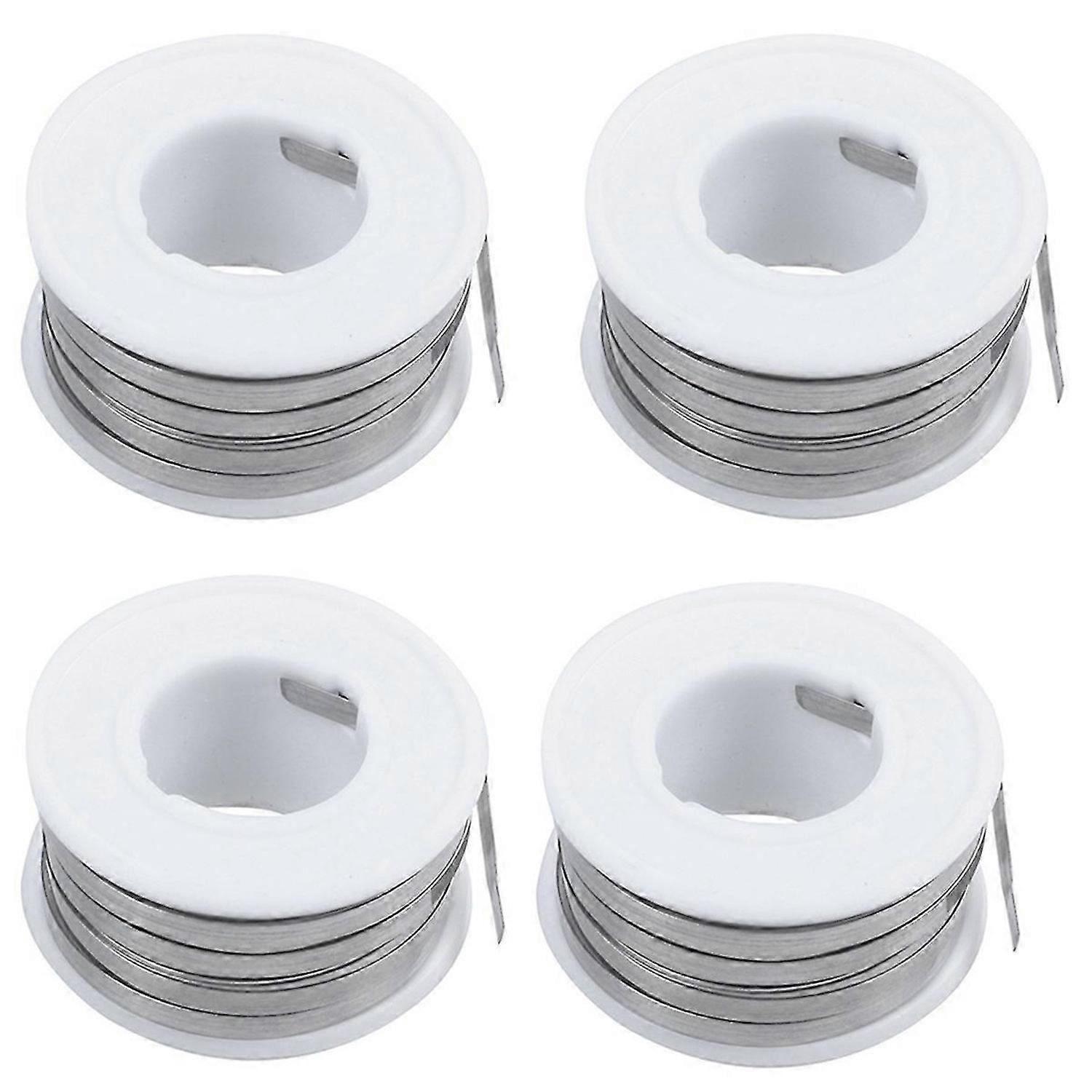 4pcs 7.5M 24.6Ft 0.2X3mm Nichrome Flat Heater Wire for Heating Elements