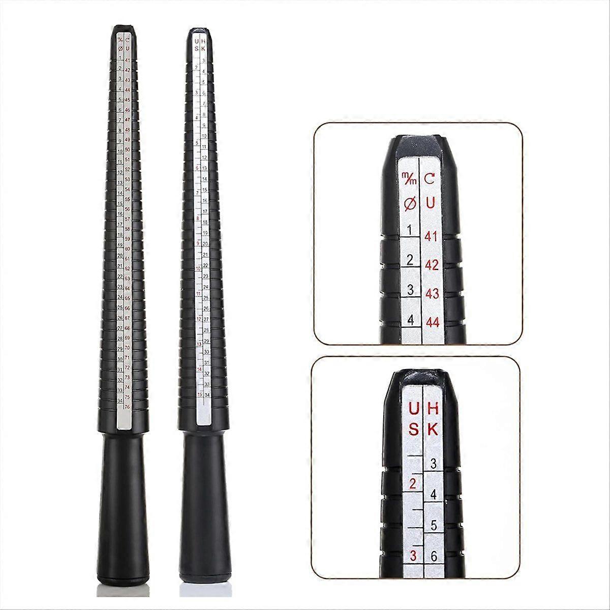 Ring Sizer Measuring Tool Kit, Plastic Ring Mandrel