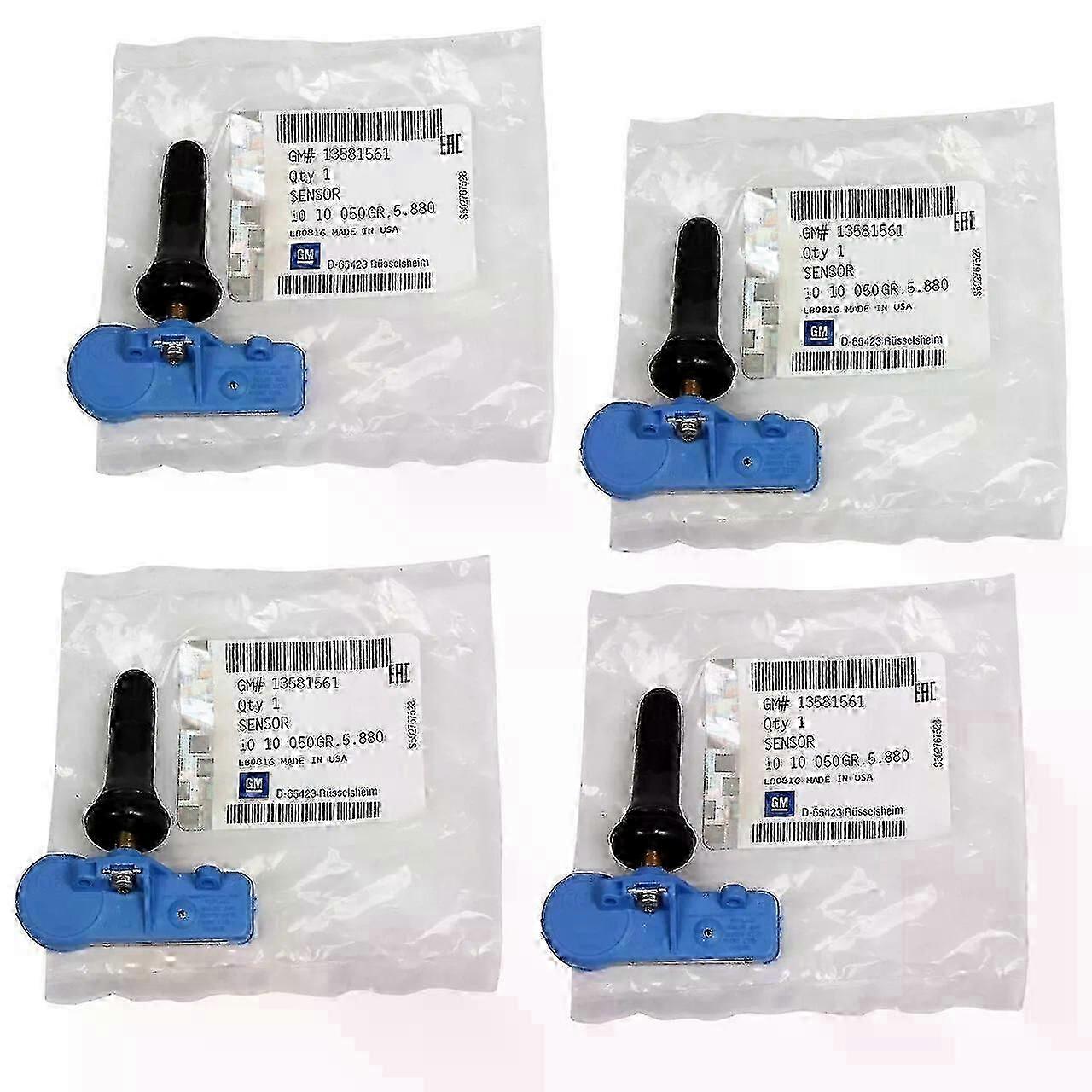 4x Gm Opel Rdks Tire Pressure Sensor For Corsa E 13581561