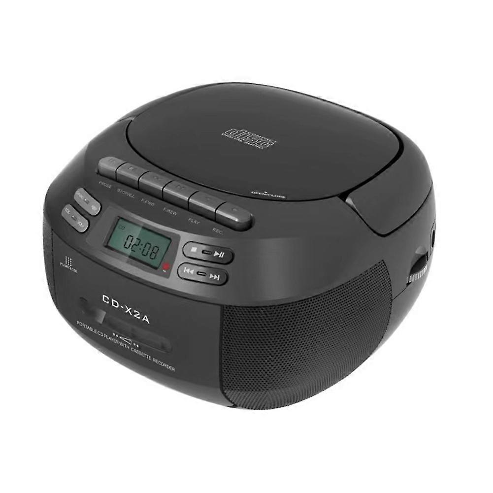 Multifunctional Portable Boombox CD Player FM AM Tape CD Player Student Learning U Disk MP3 Stereo Music Player US PLUG