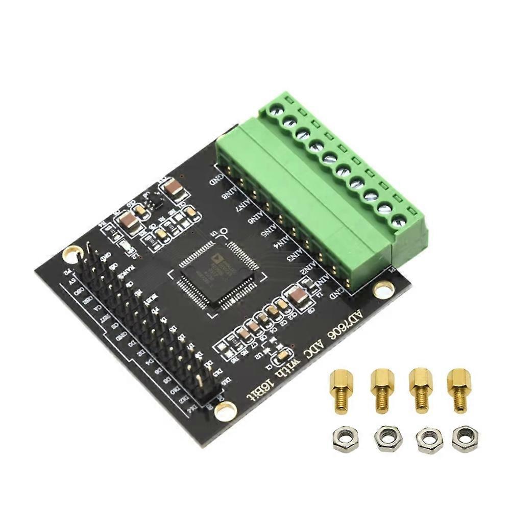 AD7606 Multi-Channel AD Data Acquisition Module 16-Bit ADC 8-Channel Synchronization Voltage Sampling Frequency 200KHz