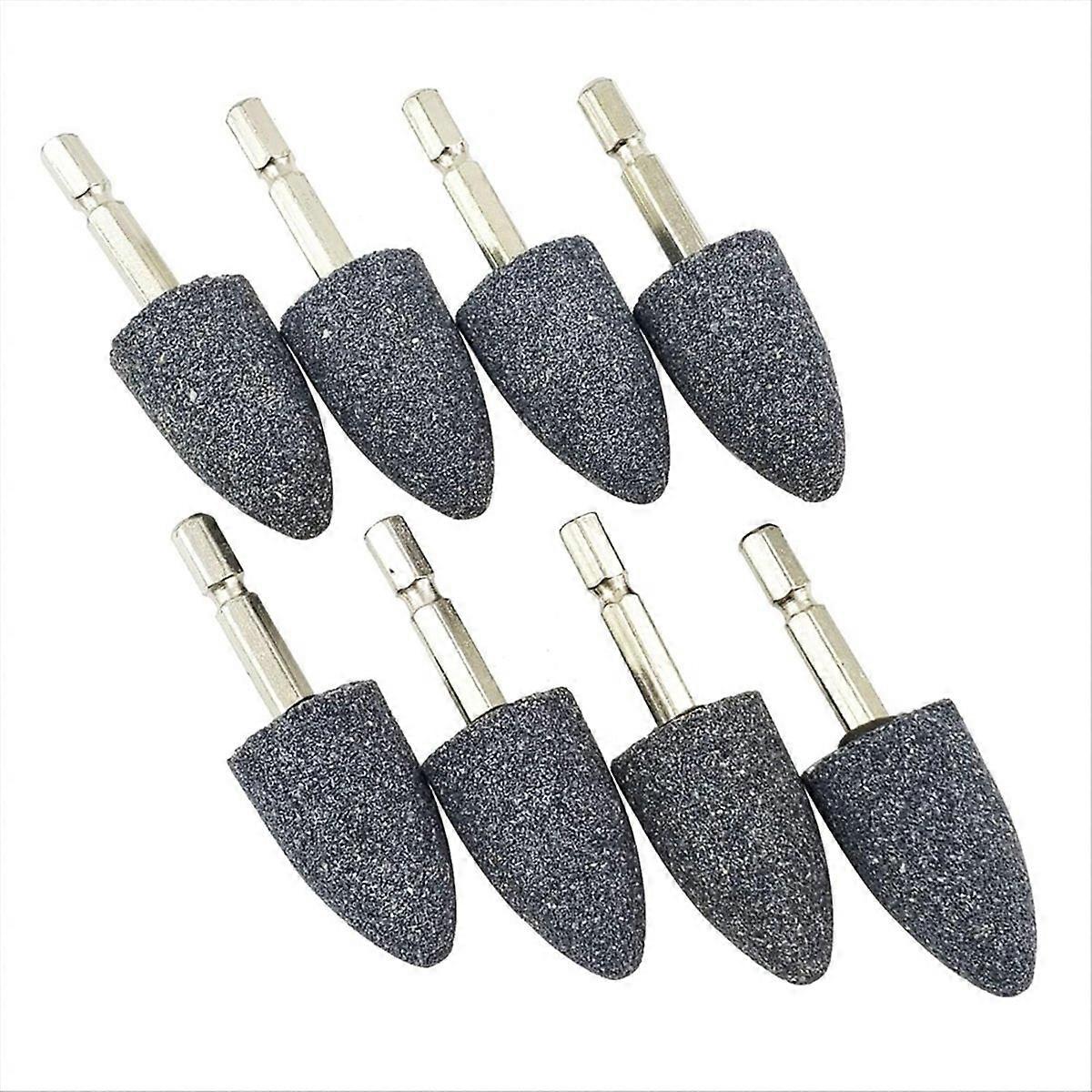 8 Pcs Cone Shape Grinding Stone (25mm)