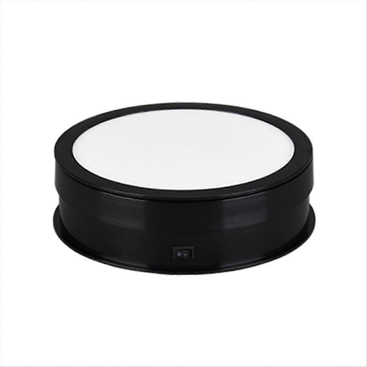 20cm Motorized Rotating Display Stand Rotating Turntable Black