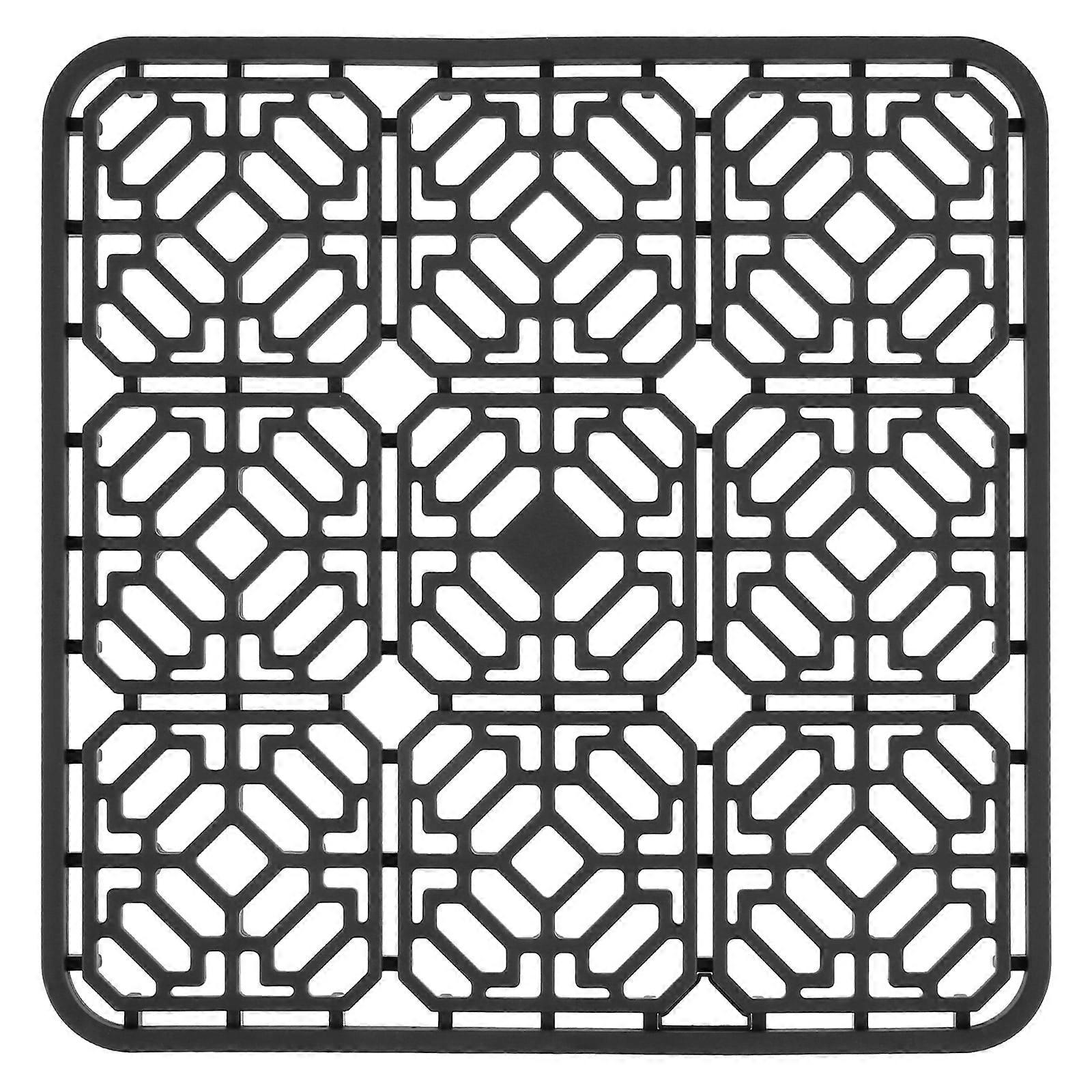 Silicone Sink Protector Mat, Heat-Resistant & Non-Slip, Cuttable Kitchen Sink Pad, Durable Drainer Liner for Home Use, 15.74x10.62inch