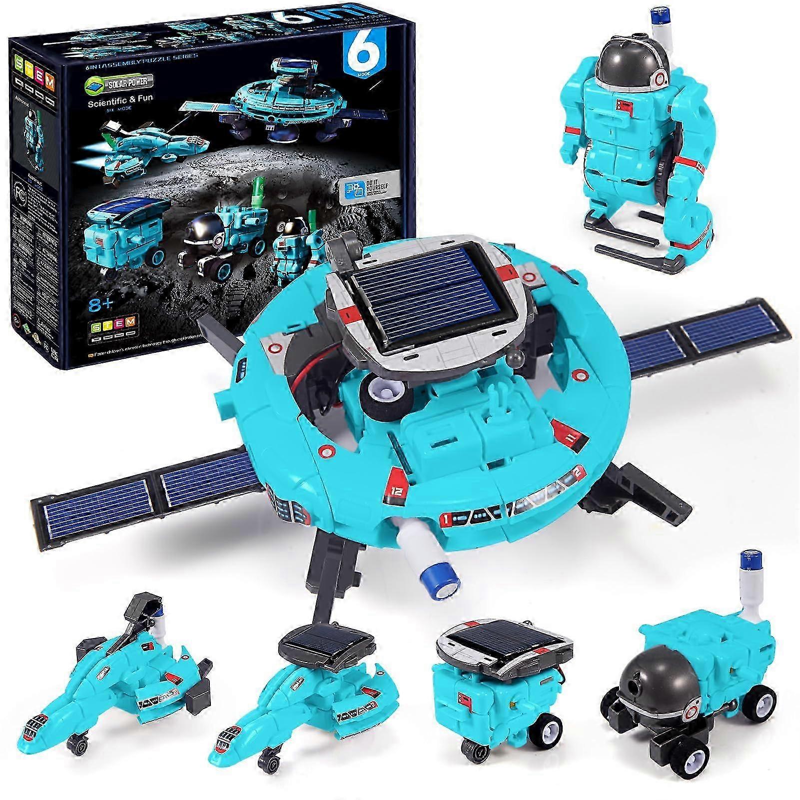 2025 6-in-1 Solar Robot Educatieve Wetenschappelijke Bouw Experiment Kits voor Kerstmis