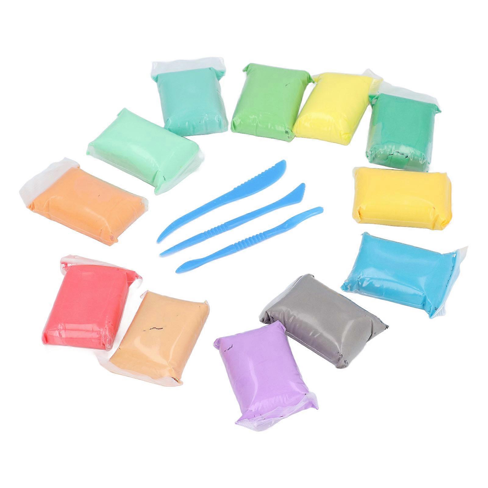 Air Dry Clay Set Ultra Light Safe Harmless Educational Colorful Modeling Clay with Tools for Kids 36 Colors