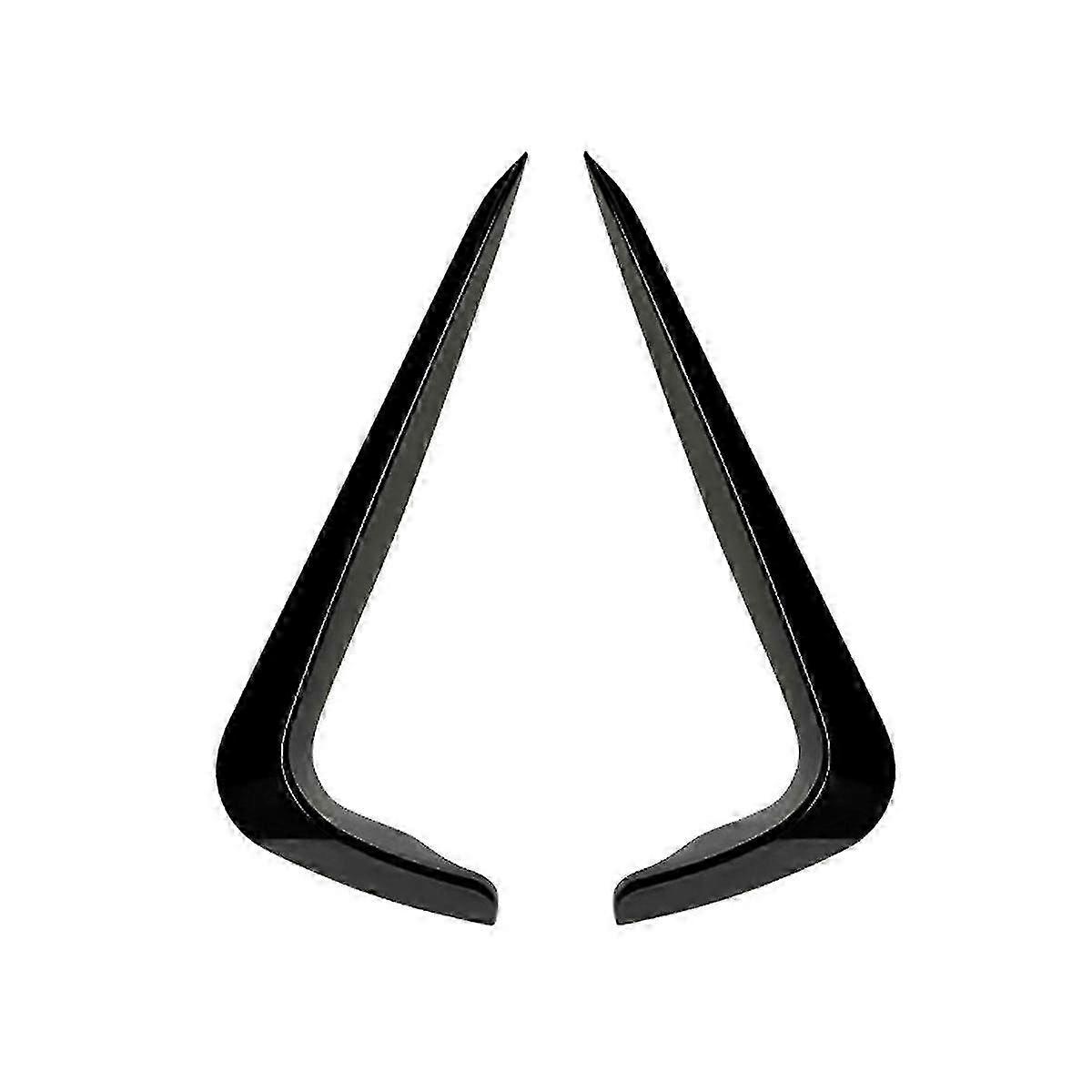 Black Spoiler Trim with Canard for BMW E90 E91 2009-2012