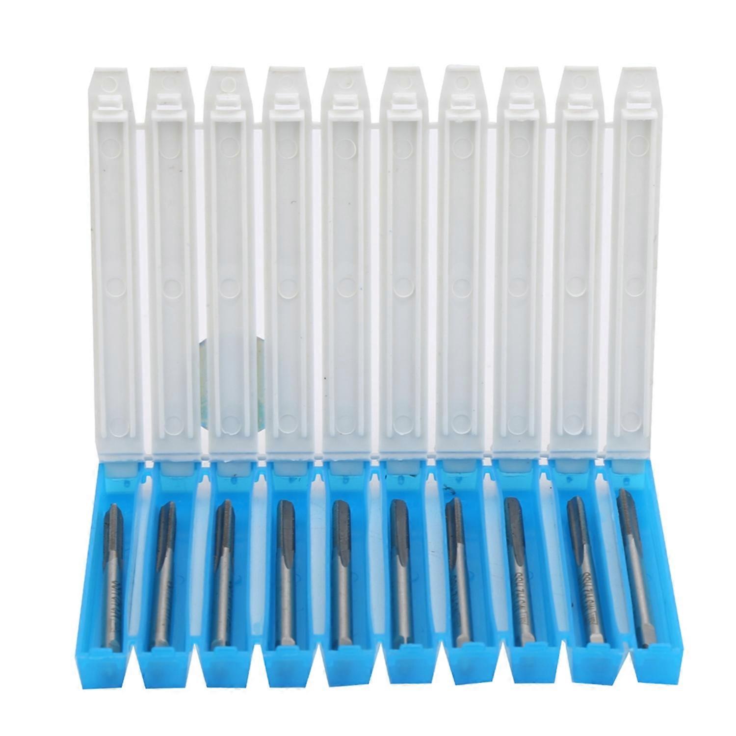 10pcs Straight Thread Tap HSS High Hardness Machine Tapping Thread Drill Bits M3 x 0.5 H2