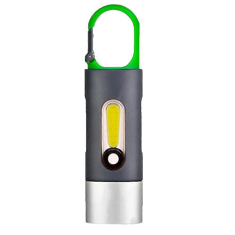Multifunctional Mini COB Keychain Light USB Charging Emergency Lamps Strong Side Lamp Night