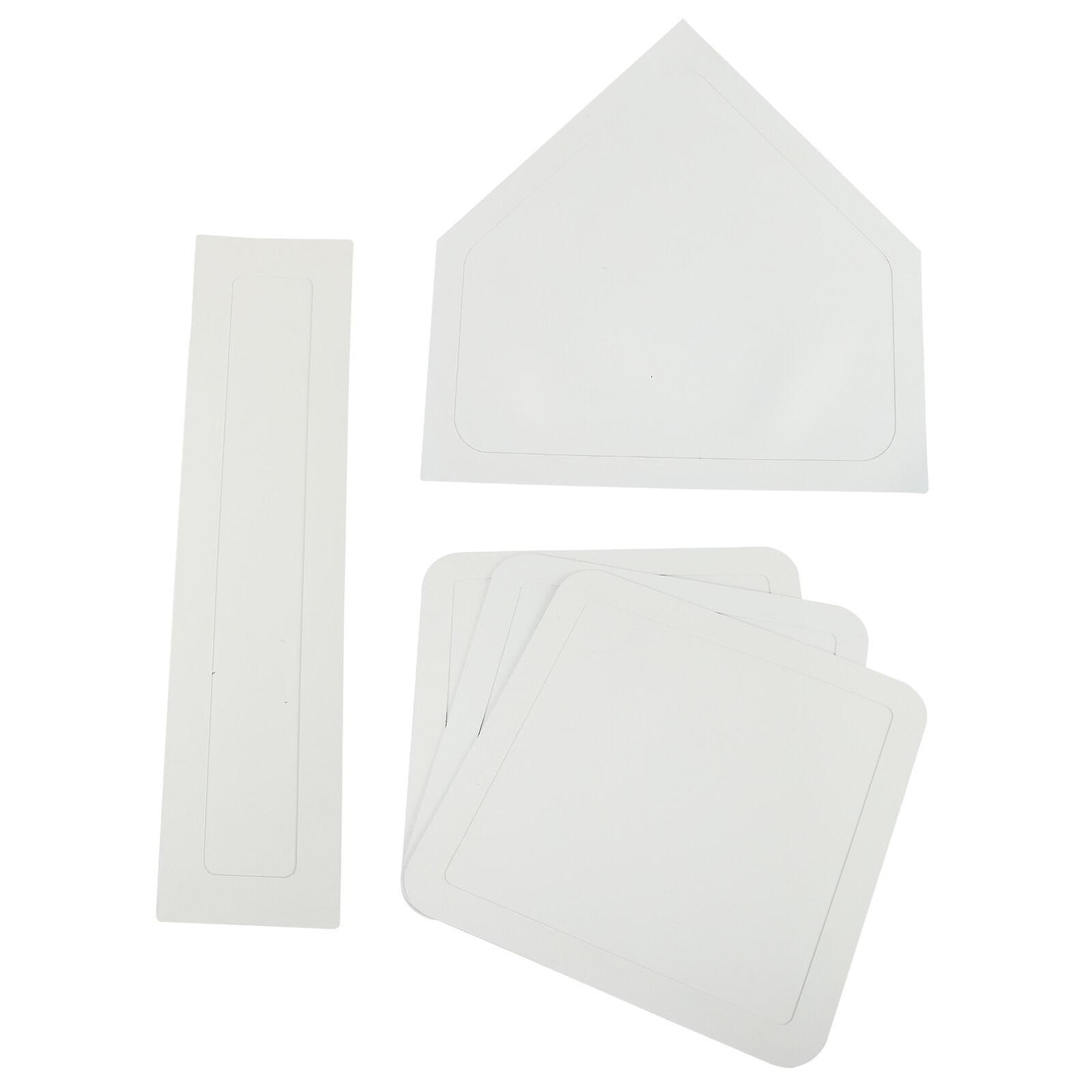 5pcs Baseball Baseboard Simple Base Waterproof Base Mat Non-slip Rubber Plate