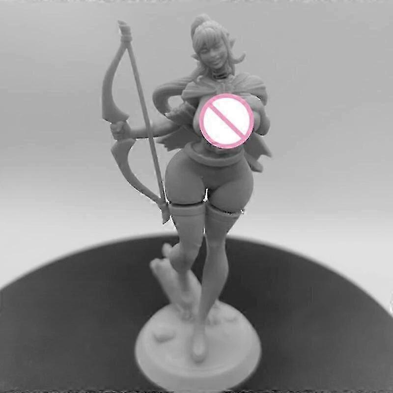 1/24 Scale Shooter Scene Unassembled Resin Figure Model Kit for Toy Collectors