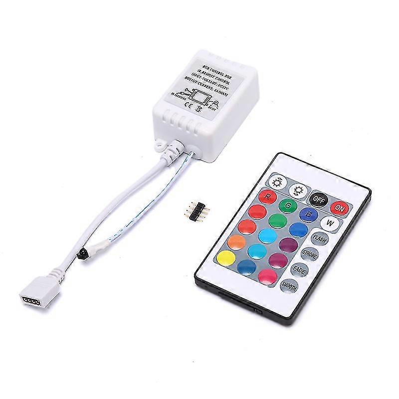 Led RGB Controller 24 Key Ir Remote Dc12v Dimmer Control Box Til LED Strip Light