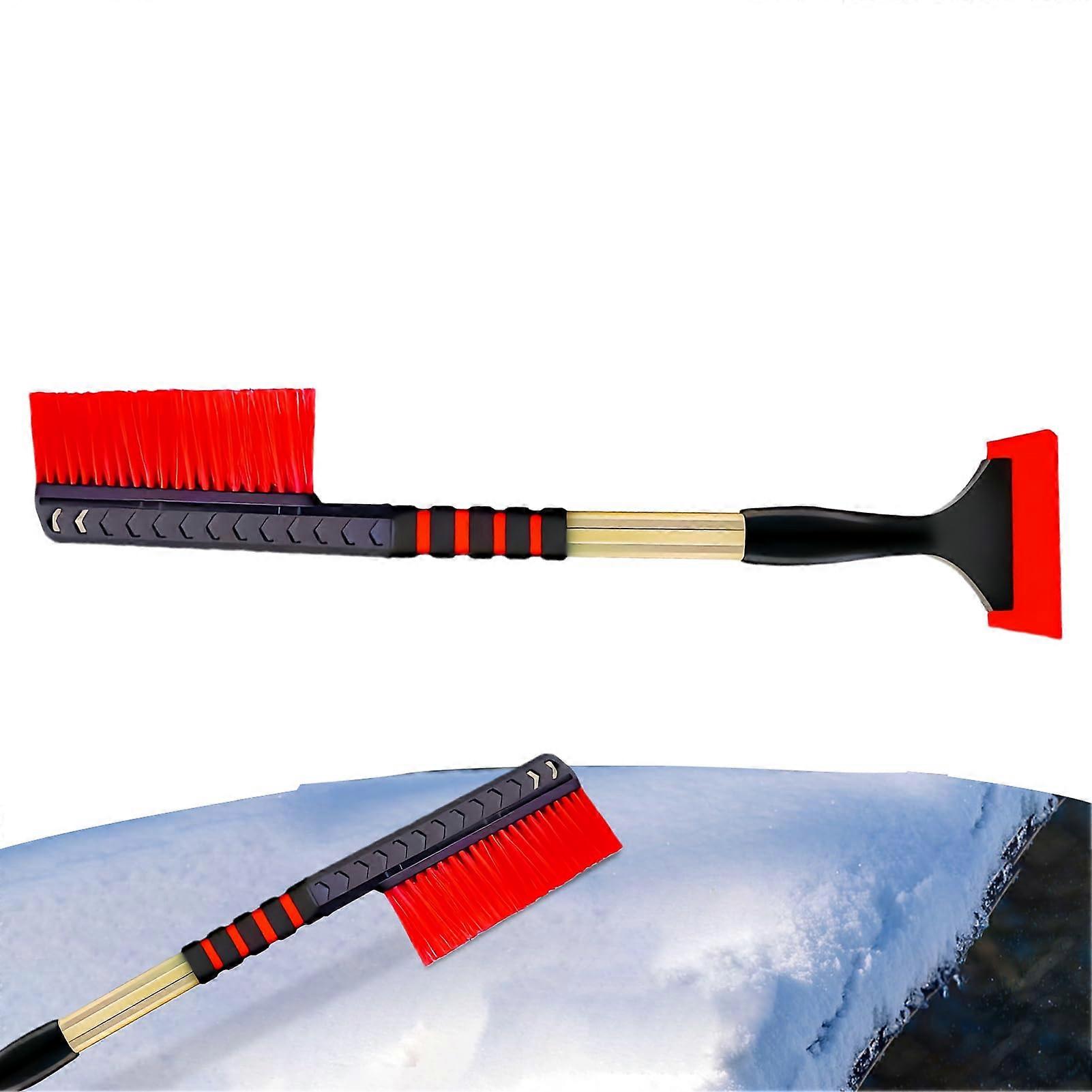 Car Snow Ice Scraper Extendable DoubleHead Shovel for Windshield SUV Truck Sedan RV
