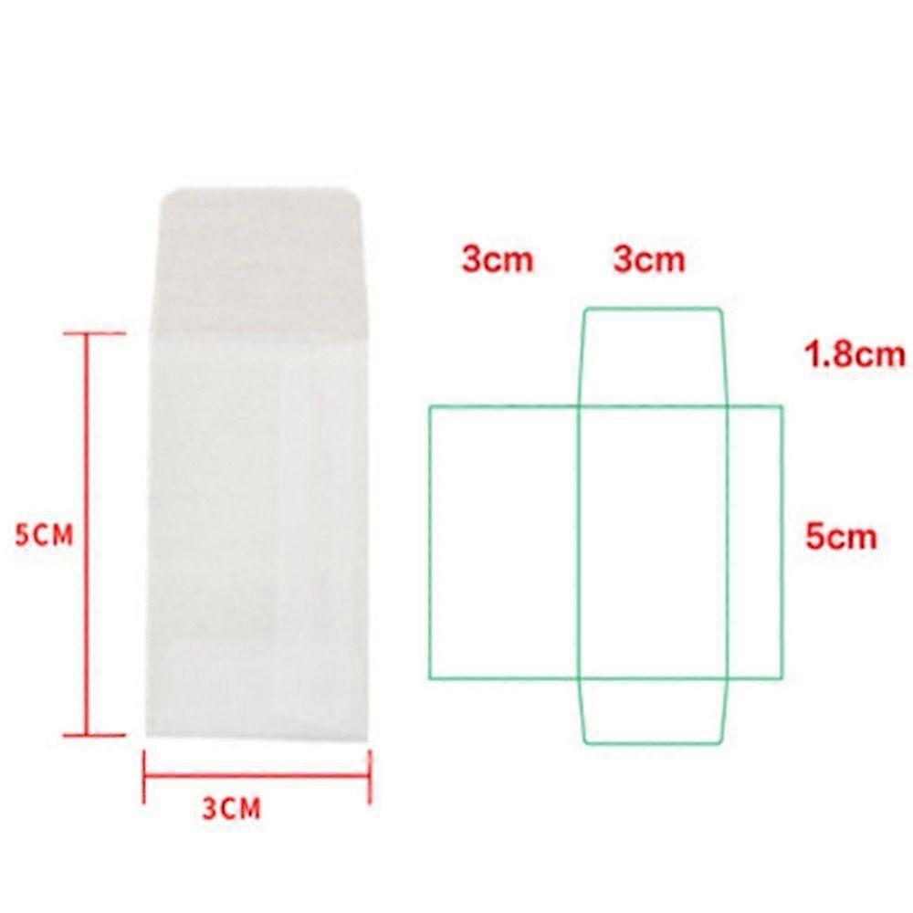 100pcs/lot Postcards Blank Translucent Envelope Invitations Mini Gift Packing Packaging Bag