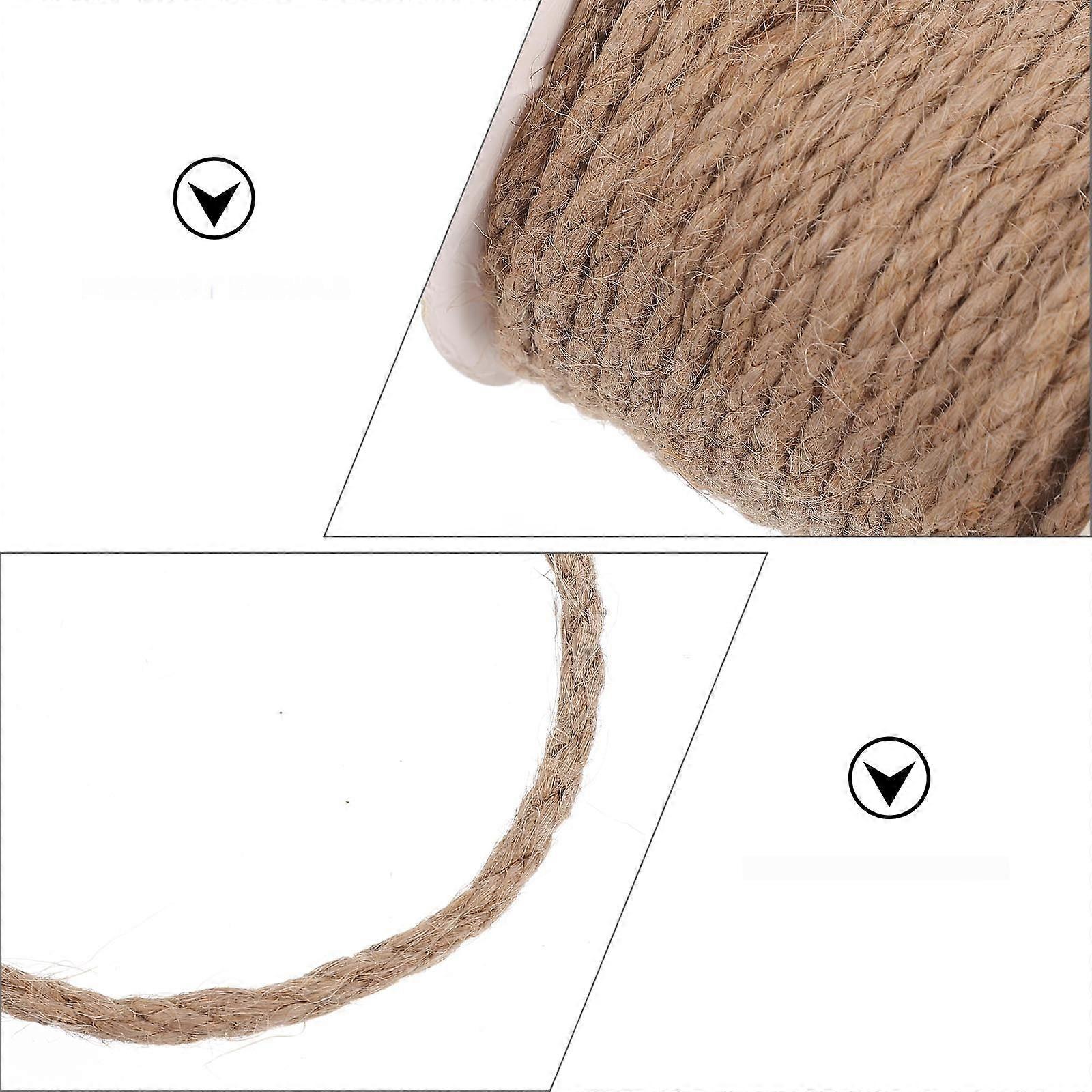 Decorative Hemp Rope Roll for Bouquet Wrapping and DIY Crafts 1 Roll