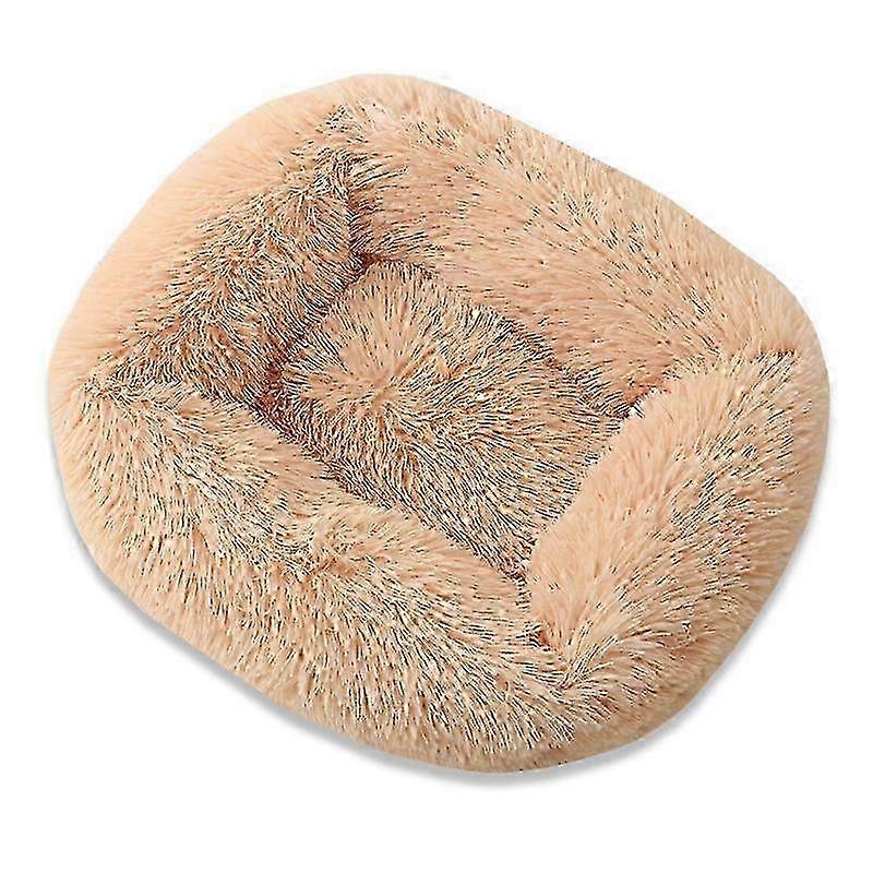 Pink Comfy Plush quadrato cuccia per cani