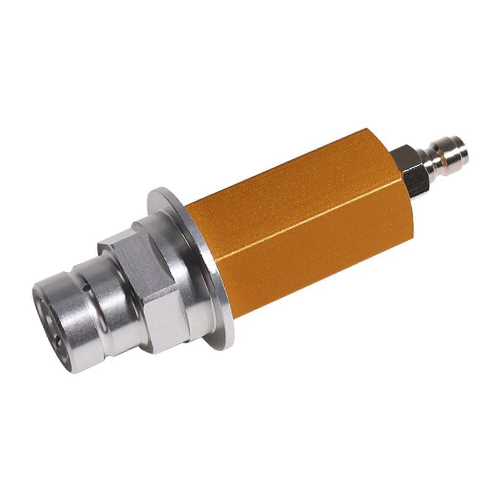 Practical High Efficiency Sodas Machine Adapter Quick Connecting Coupler Filling Converter Quick Disconnect Fitting  Silver