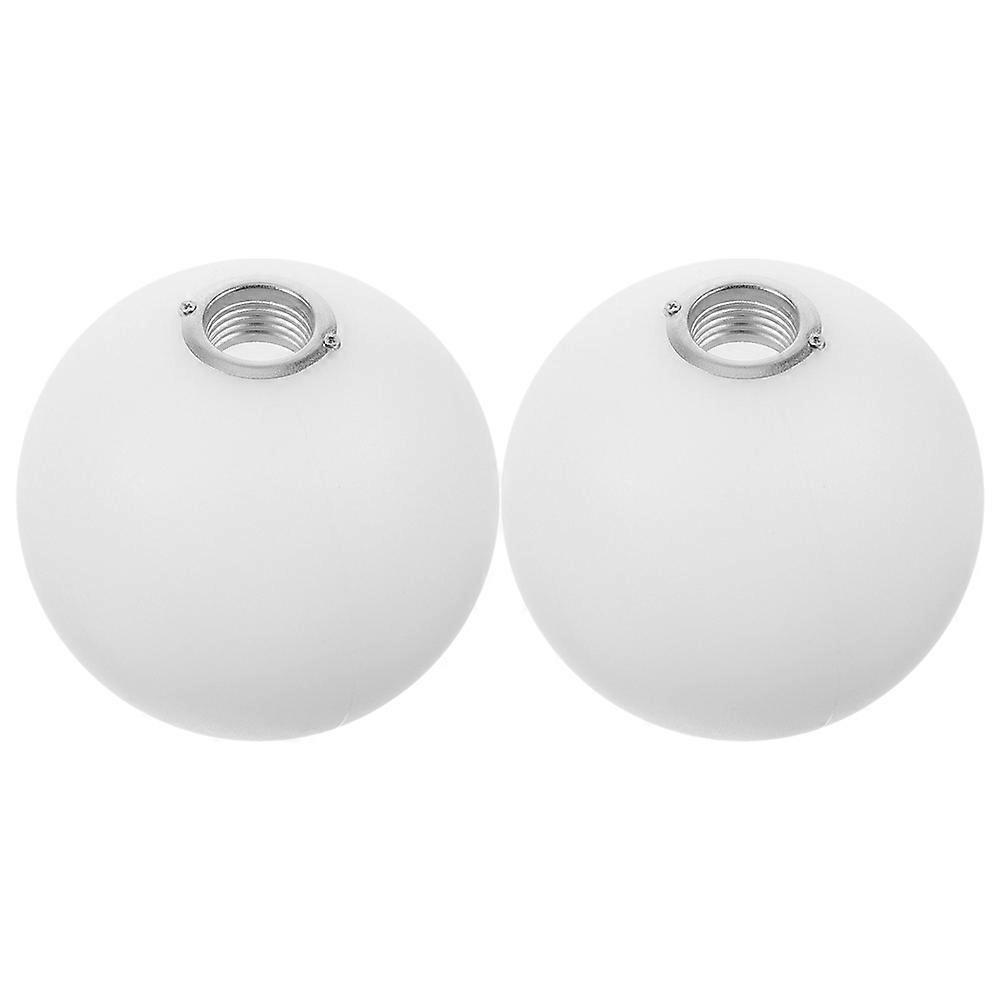 2Pcs Globe Lamp Shade Acrylic Replacement for Round Table Lamp Covers