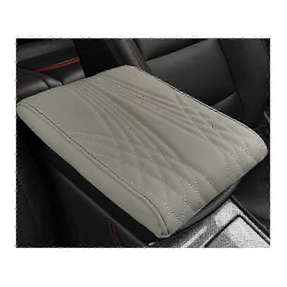 Optimismk Sponge Car Armrest Box Pad Universal Style, Memory Cotton Car Armrest 25-26