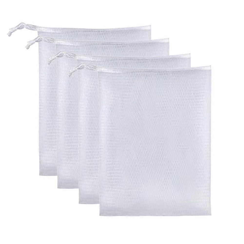 Soap Saver Bags 20 Pack Mesh Foaming Pouches with Drawstring for Bath, Shower, Shampoo Bars