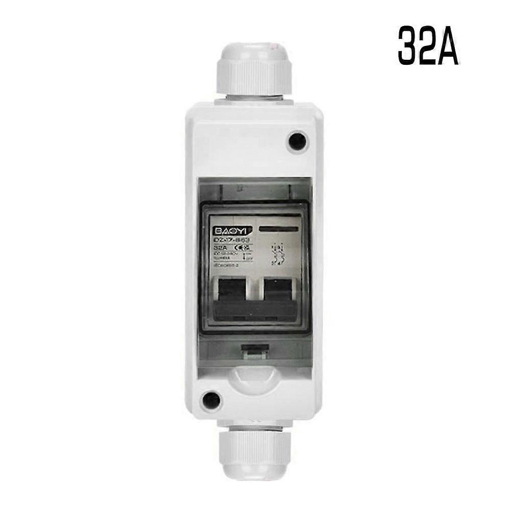 Solar photovoltaic cell combiner box DC circuit breaker switch with junction box